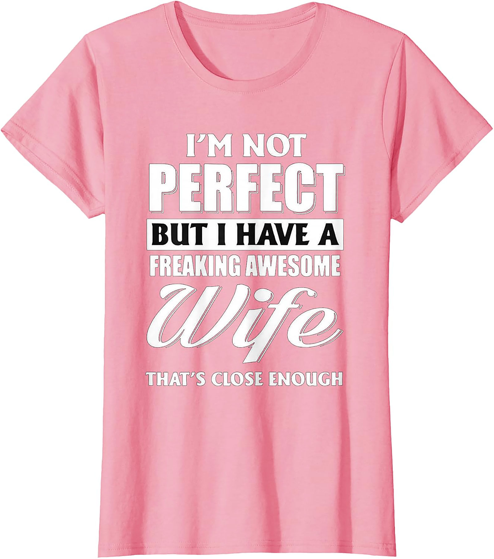 Awesome Wife Husband T-shirt - Funny Marriage Graphic Tee