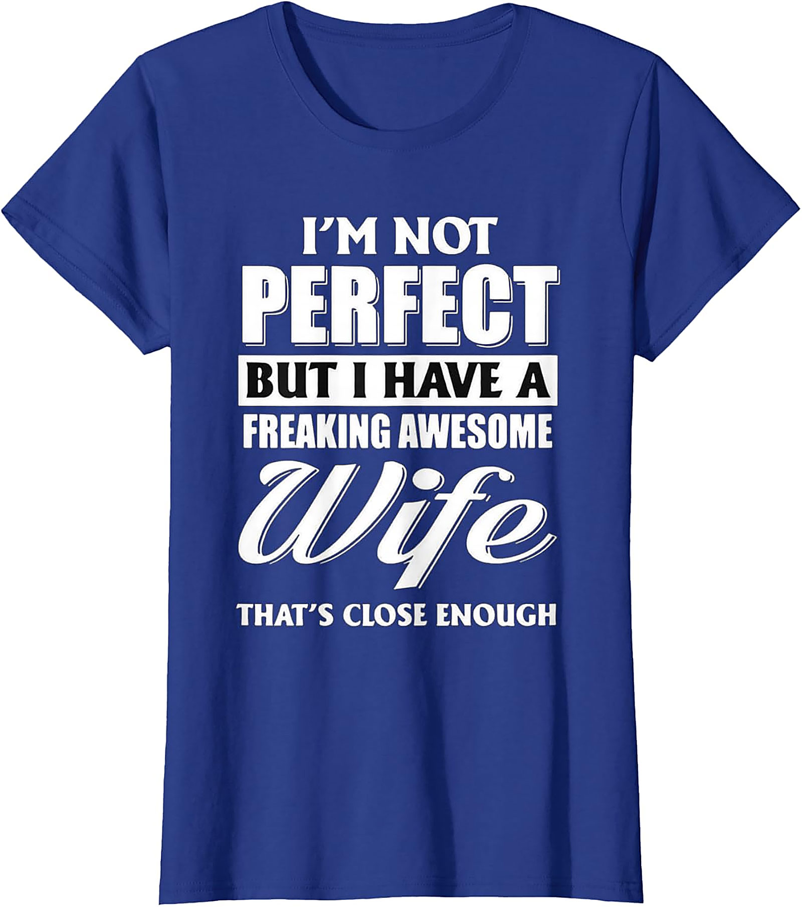Awesome Wife Husband T-shirt - Funny Marriage Graphic Tee