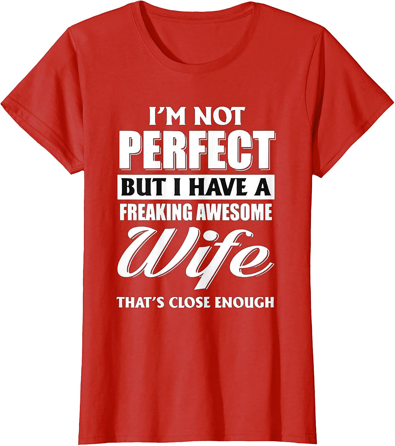 Awesome Wife Husband T-shirt - Funny Marriage Graphic Tee