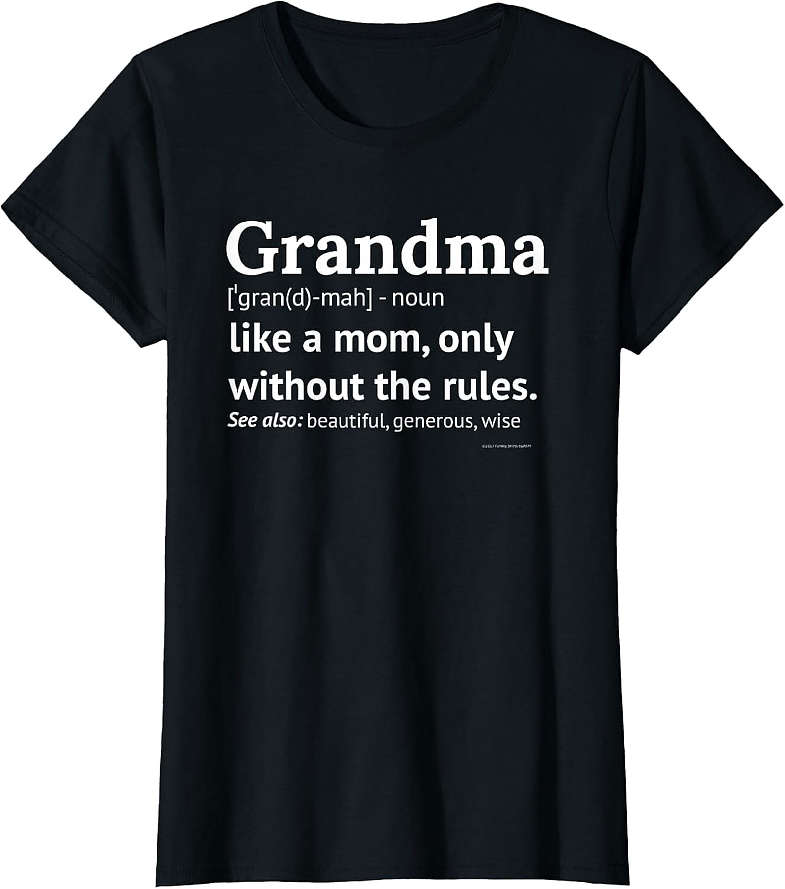Grandma Definition T-Shirt - Funny Gift Graphic Tee