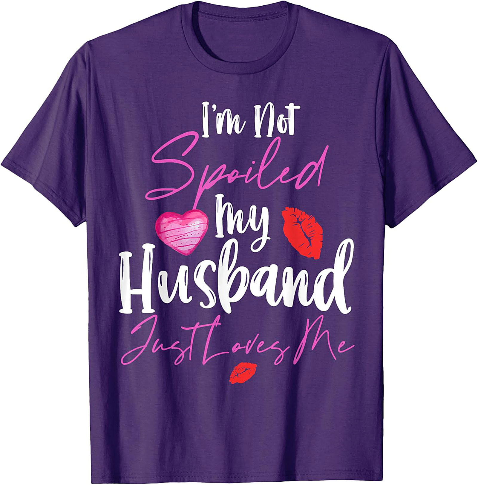 Spoiled Wife T-Shirt - My Husband Loves Me Graphic Tee