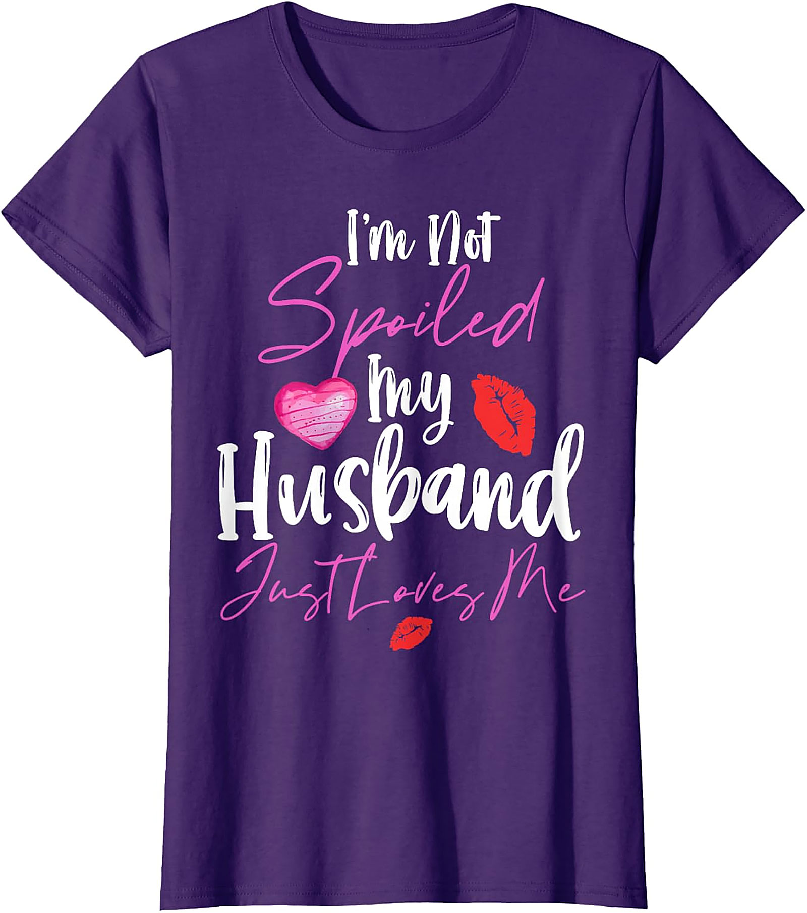 Spoiled Wife T-Shirt - My Husband Loves Me Graphic Tee