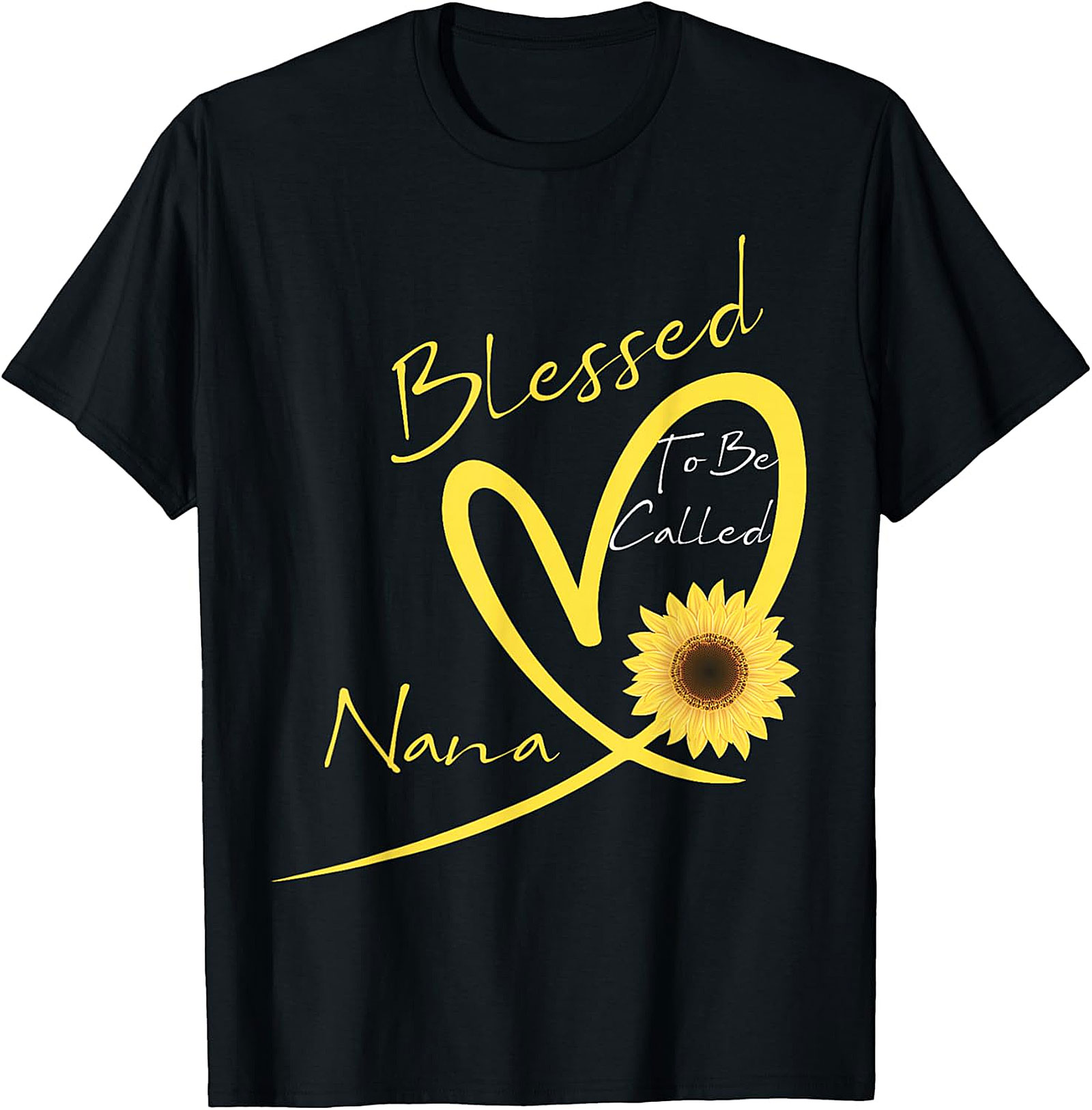 Blessed To Be Called Nana Sunflower T-Shirt | Soft Cotton Tee