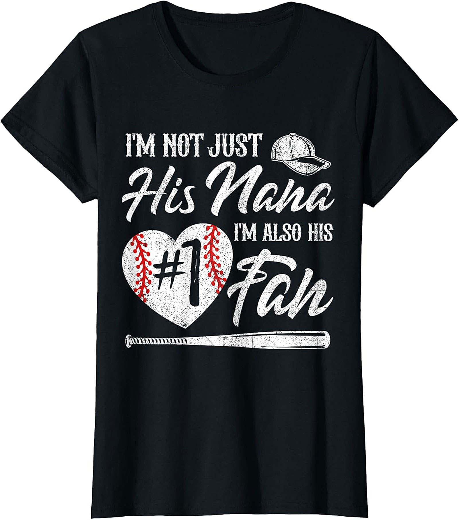  Baseball Nana #1 Fan T-Shirt | Soft Cotton Graphic Tee
