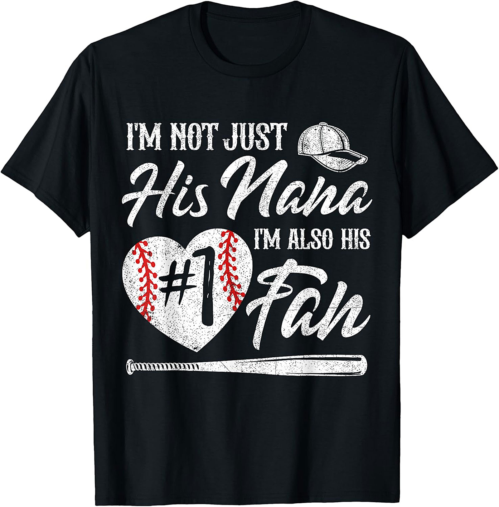  Baseball Nana #1 Fan T-Shirt | Soft Cotton Graphic Tee
