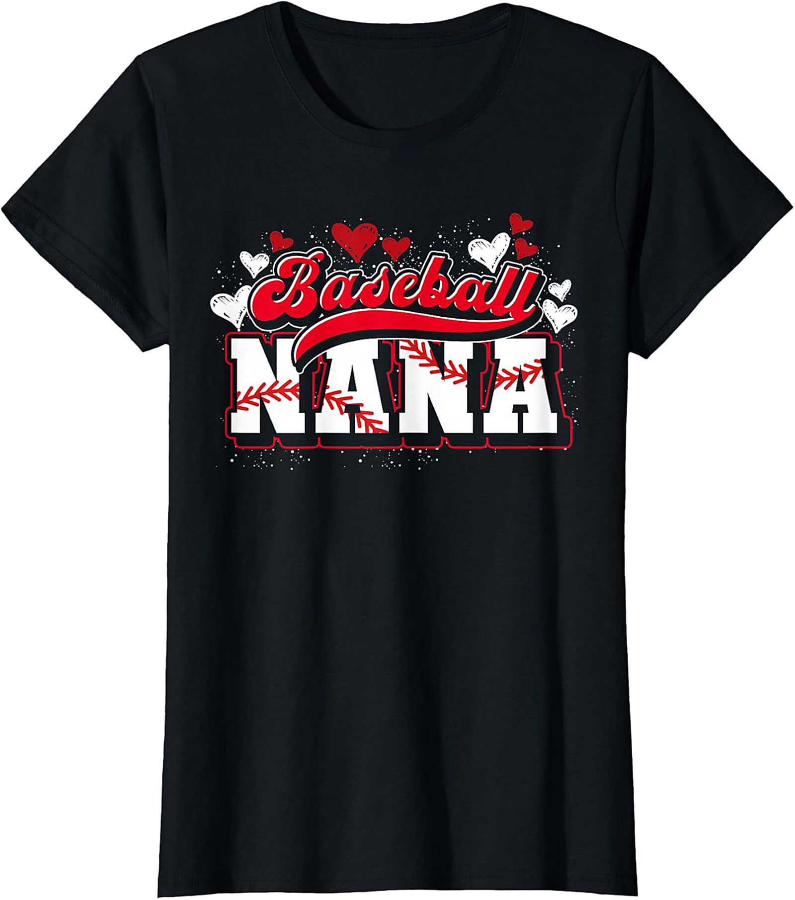 Baseball Nana T-Shirt | Cute Sports Grandma Graphic Tee