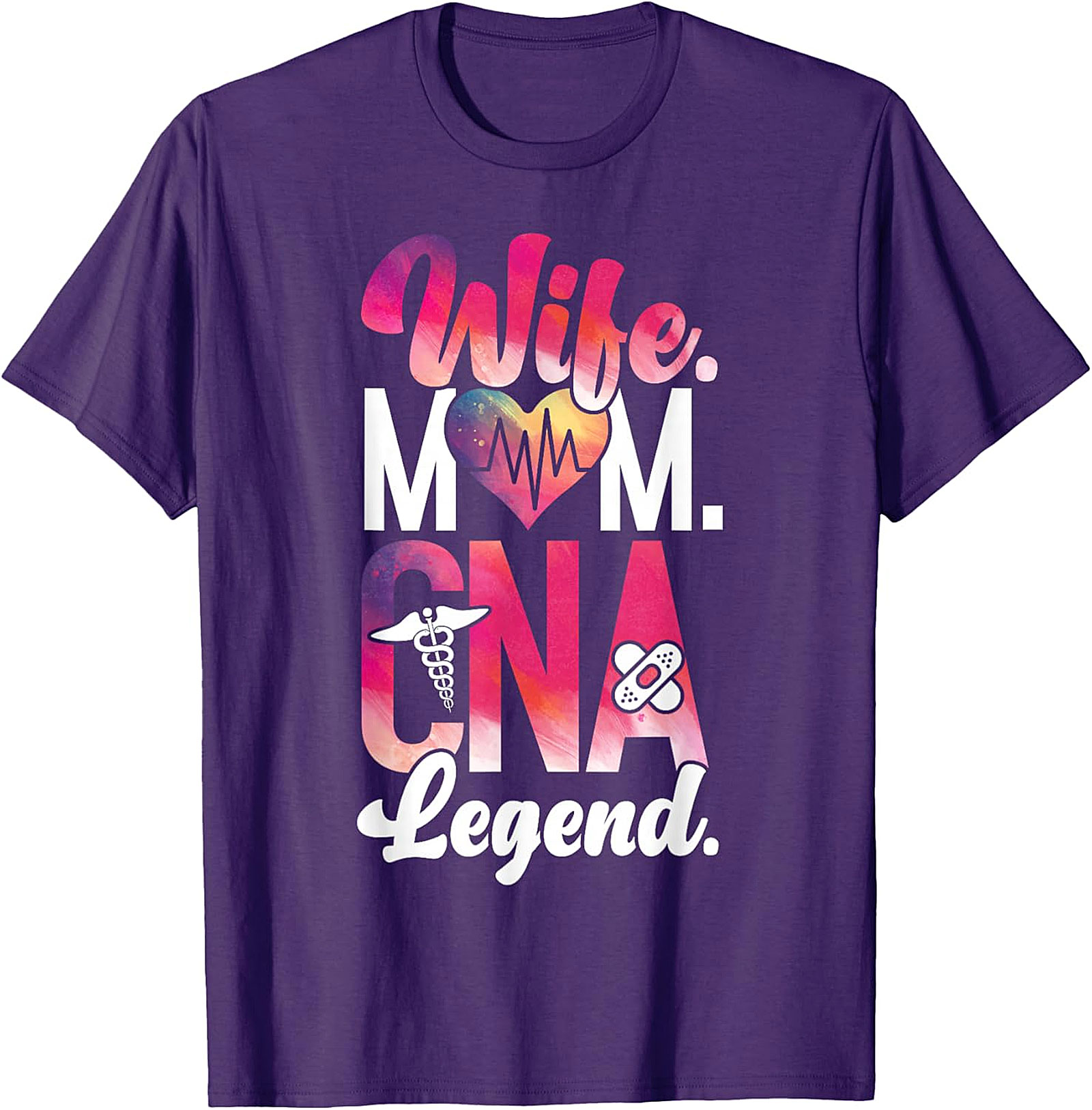 Wife Mom CNA Legend T-Shirt | Funny Healthcare Graphic Tee