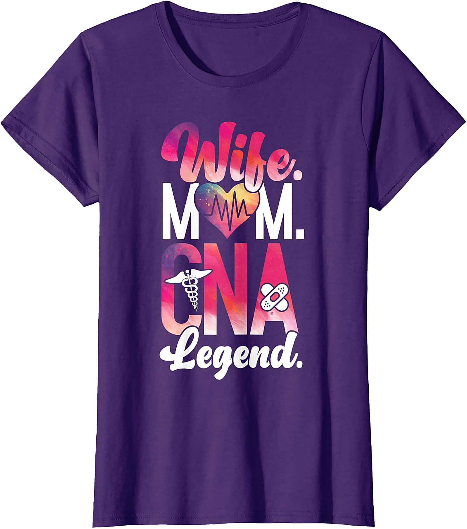 Wife Mom CNA Legend T-Shirt | Funny Healthcare Graphic Tee