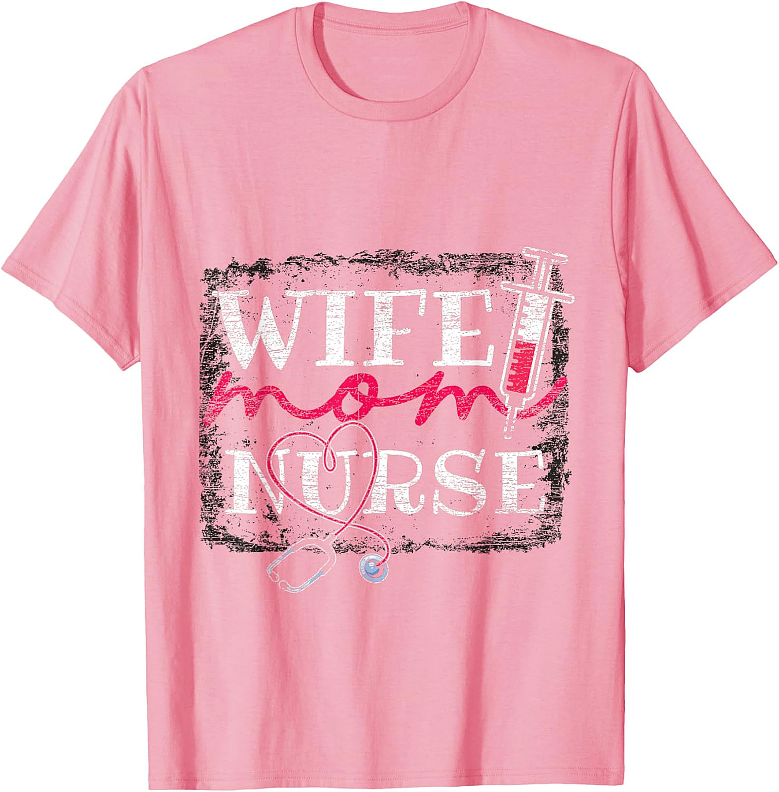 Nurse Wife Mom T-shirt | Fun Graphic Tee for Nursing Moms