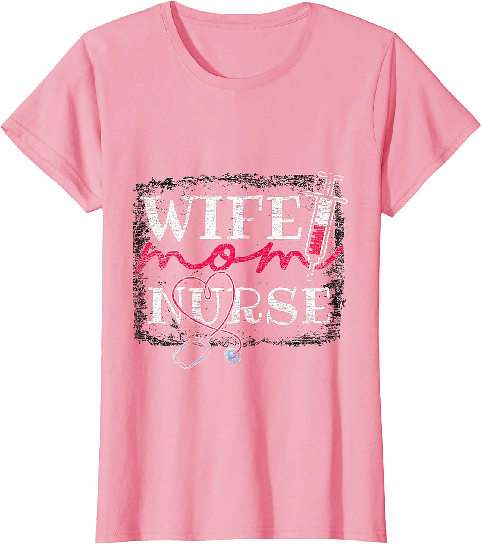 Nurse Wife Mom T-shirt | Fun Graphic Tee for Nursing Moms