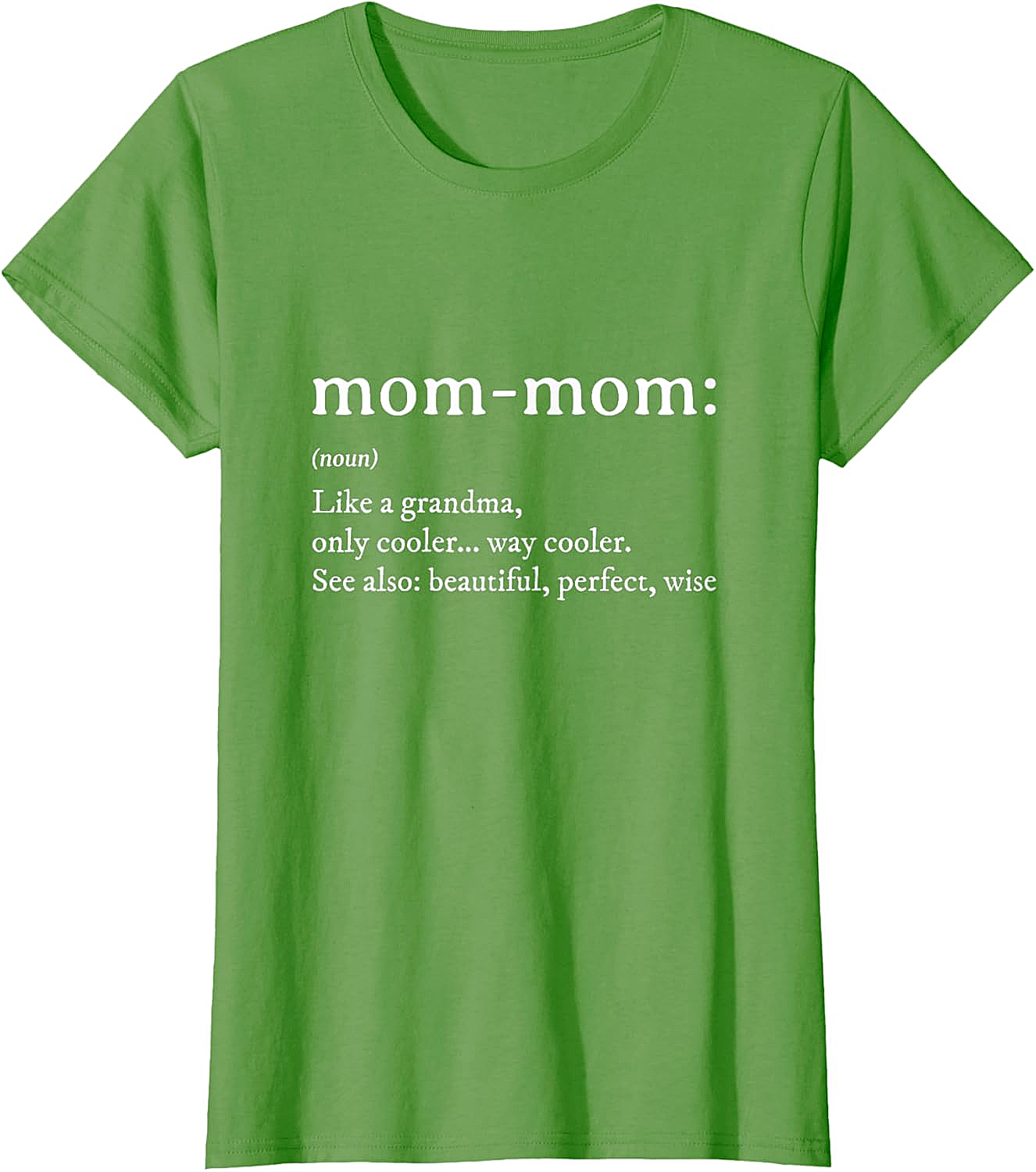 Mom-Mom Definition T-Shirt Funny Grandma Graphic Tee