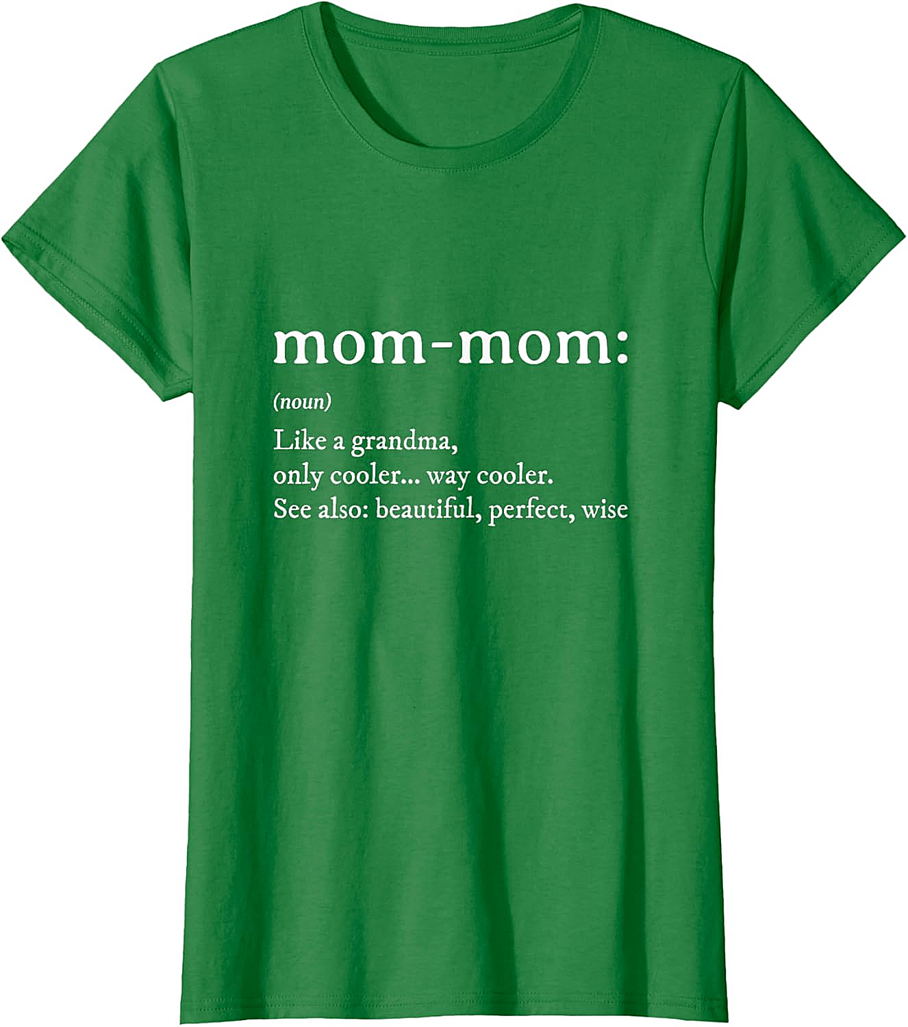 Mom-Mom Definition T-Shirt Funny Grandma Graphic Tee