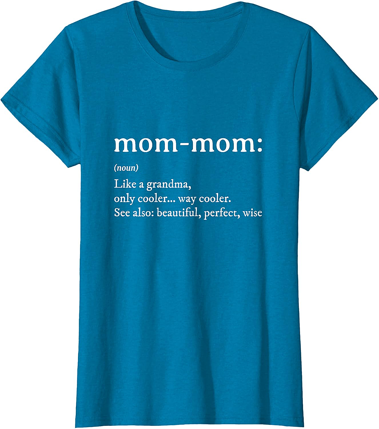 Mom-Mom Definition T-Shirt Funny Grandma Graphic Tee