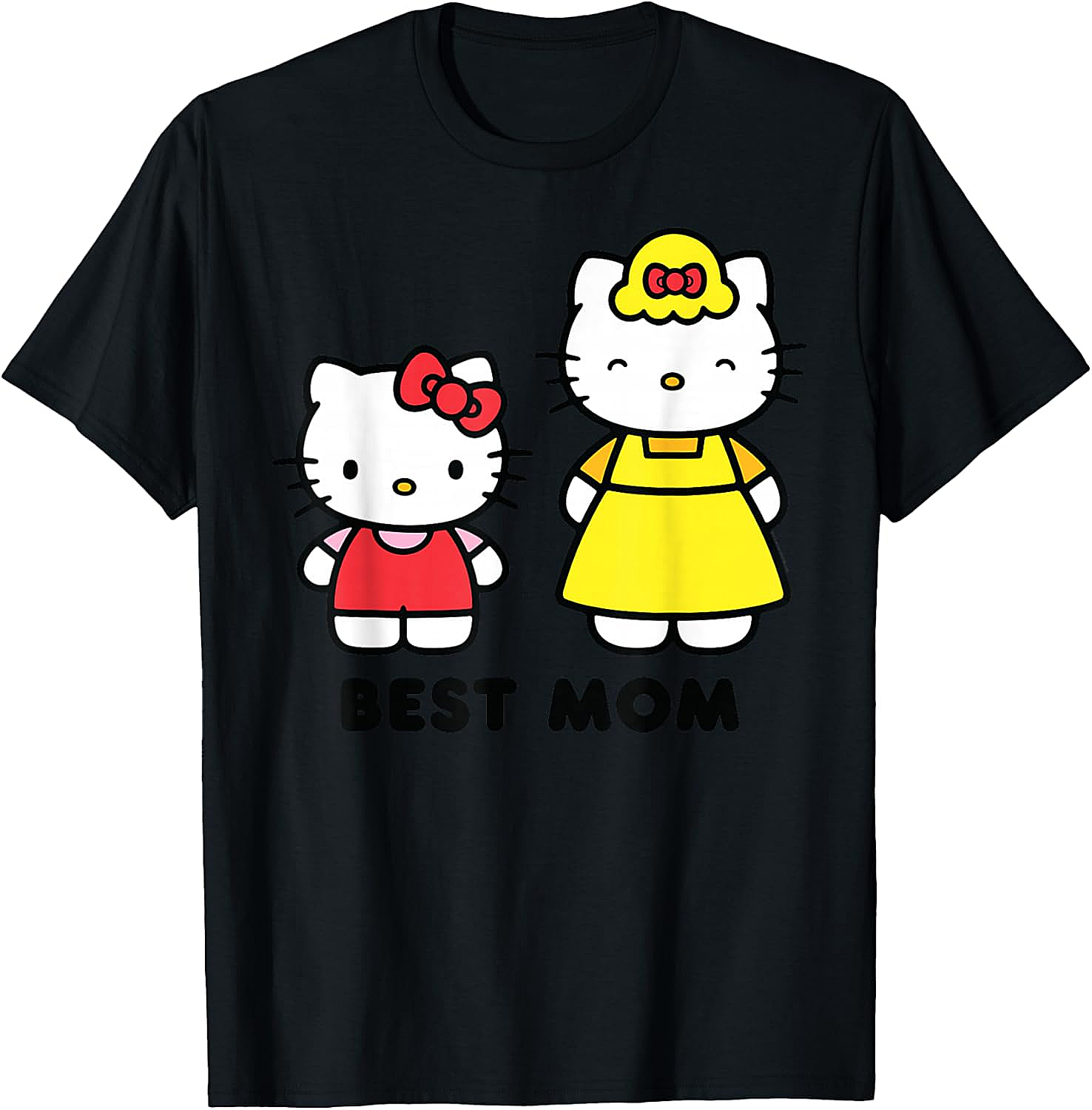 Hello Kitty Best Mom T-Shirt Cute Mother's Day Graphic Tee
