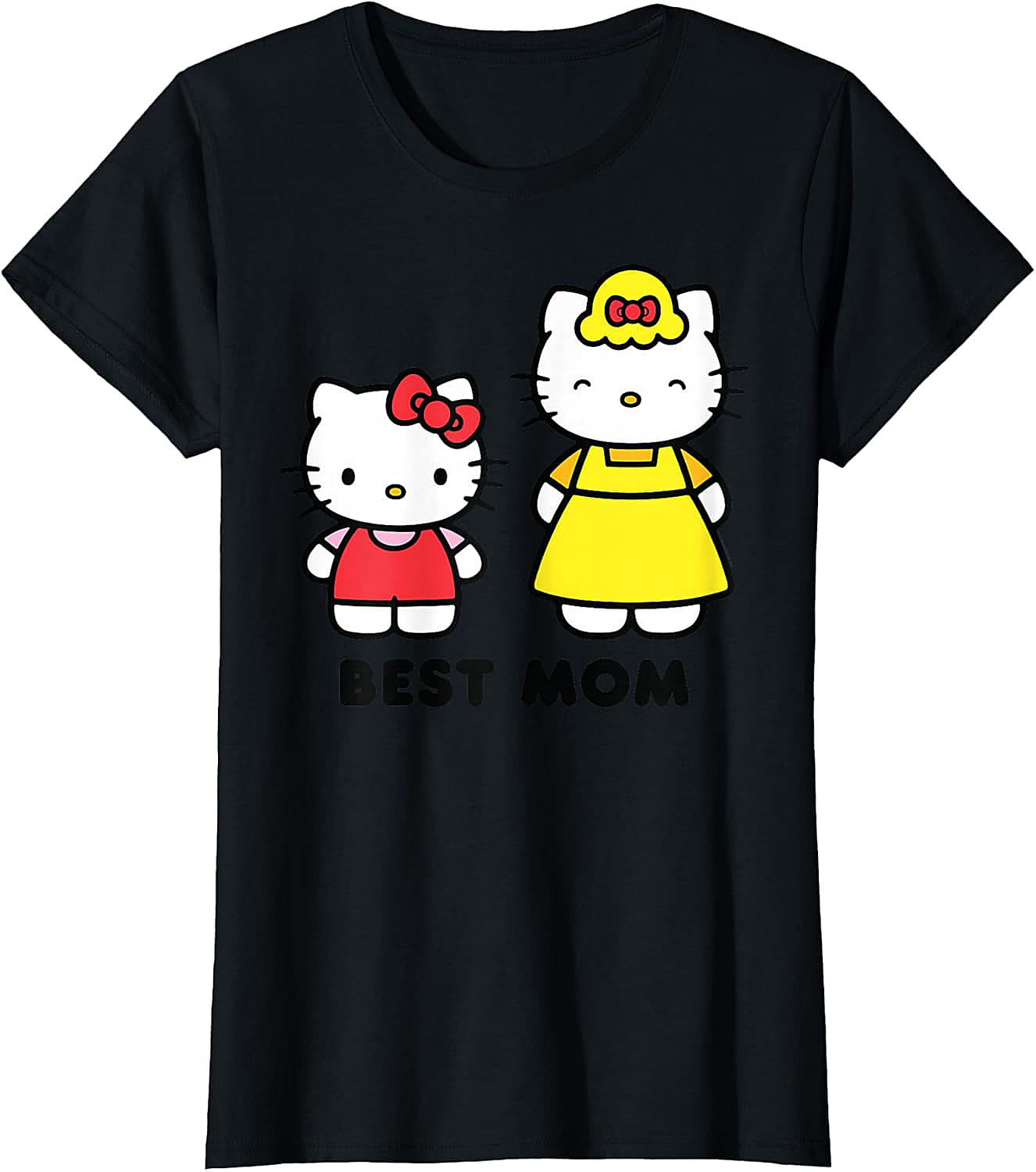  Hello Kitty Best Mom T-Shirt Cute Mother's Day Graphic Tee