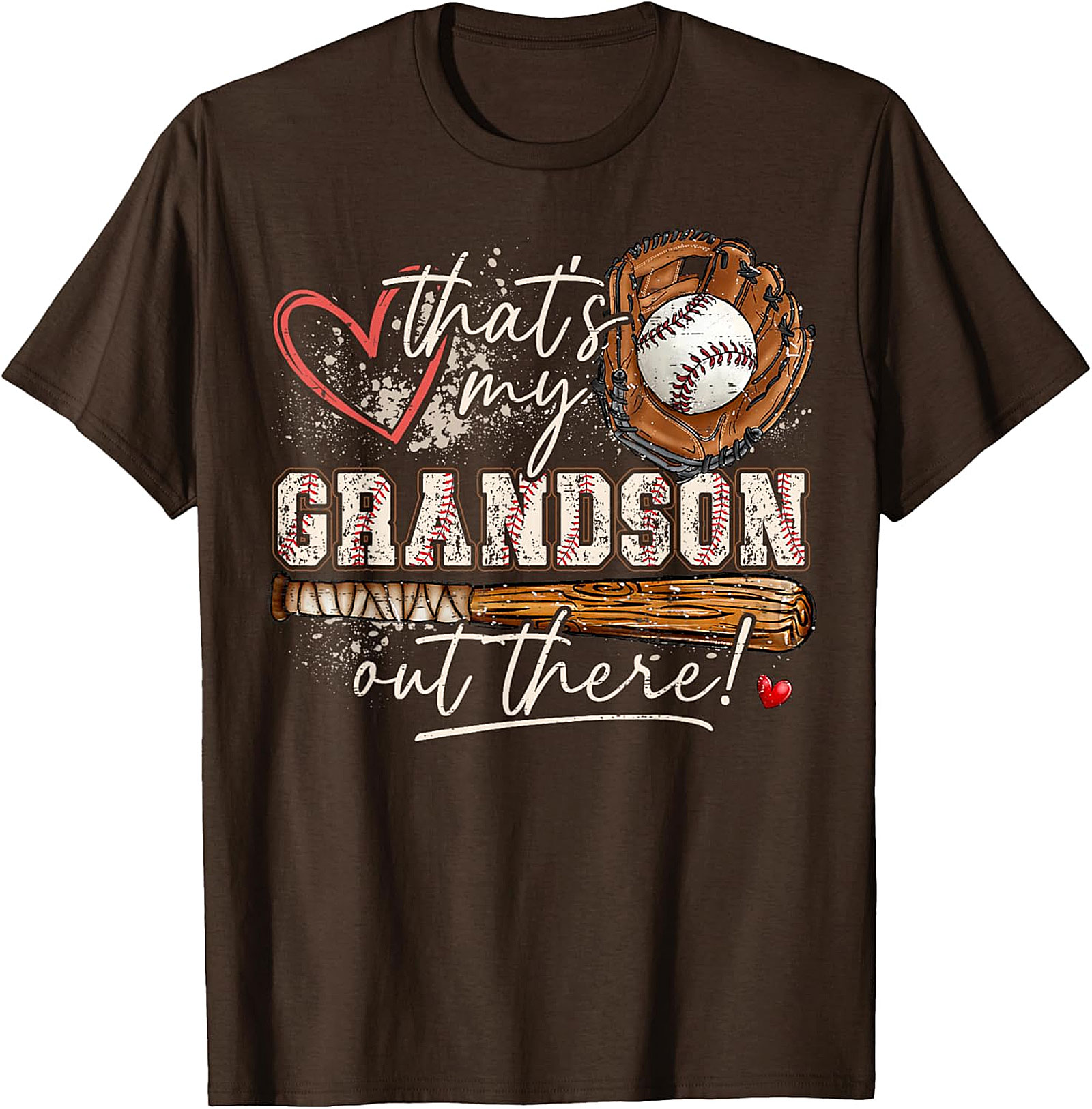 Proud Baseball Grandson T-Shirt - That's My Grandson Tee