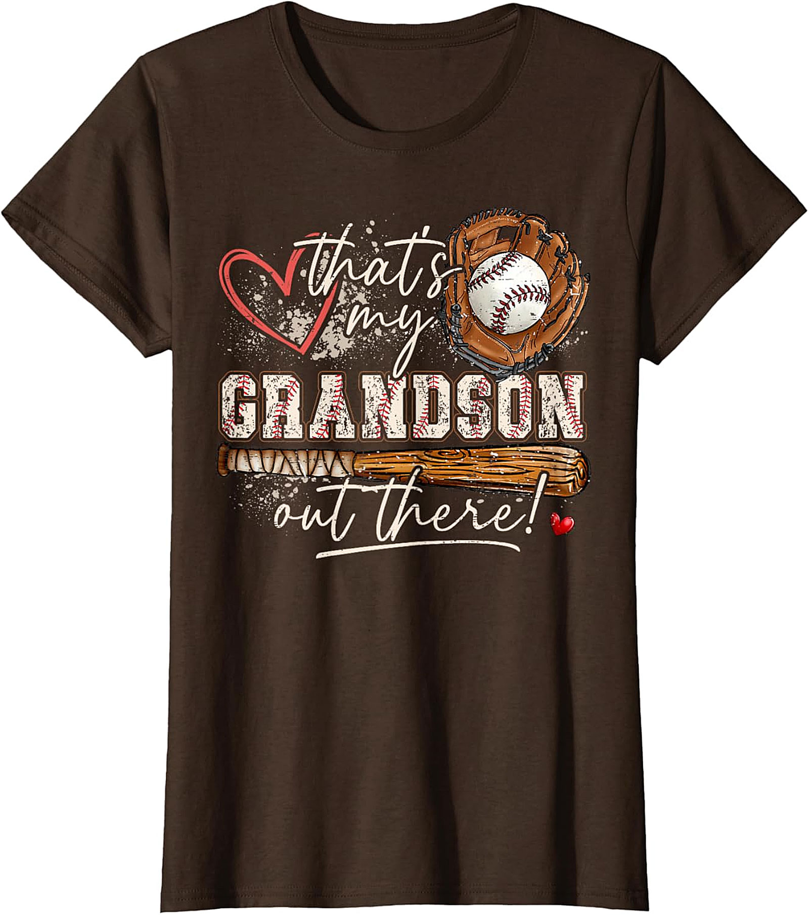 Proud Baseball Grandson T-Shirt - That's My Grandson Tee