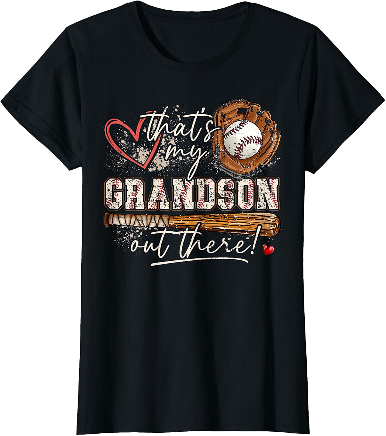 Proud Baseball Grandson T-Shirt - That's My Grandson Tee