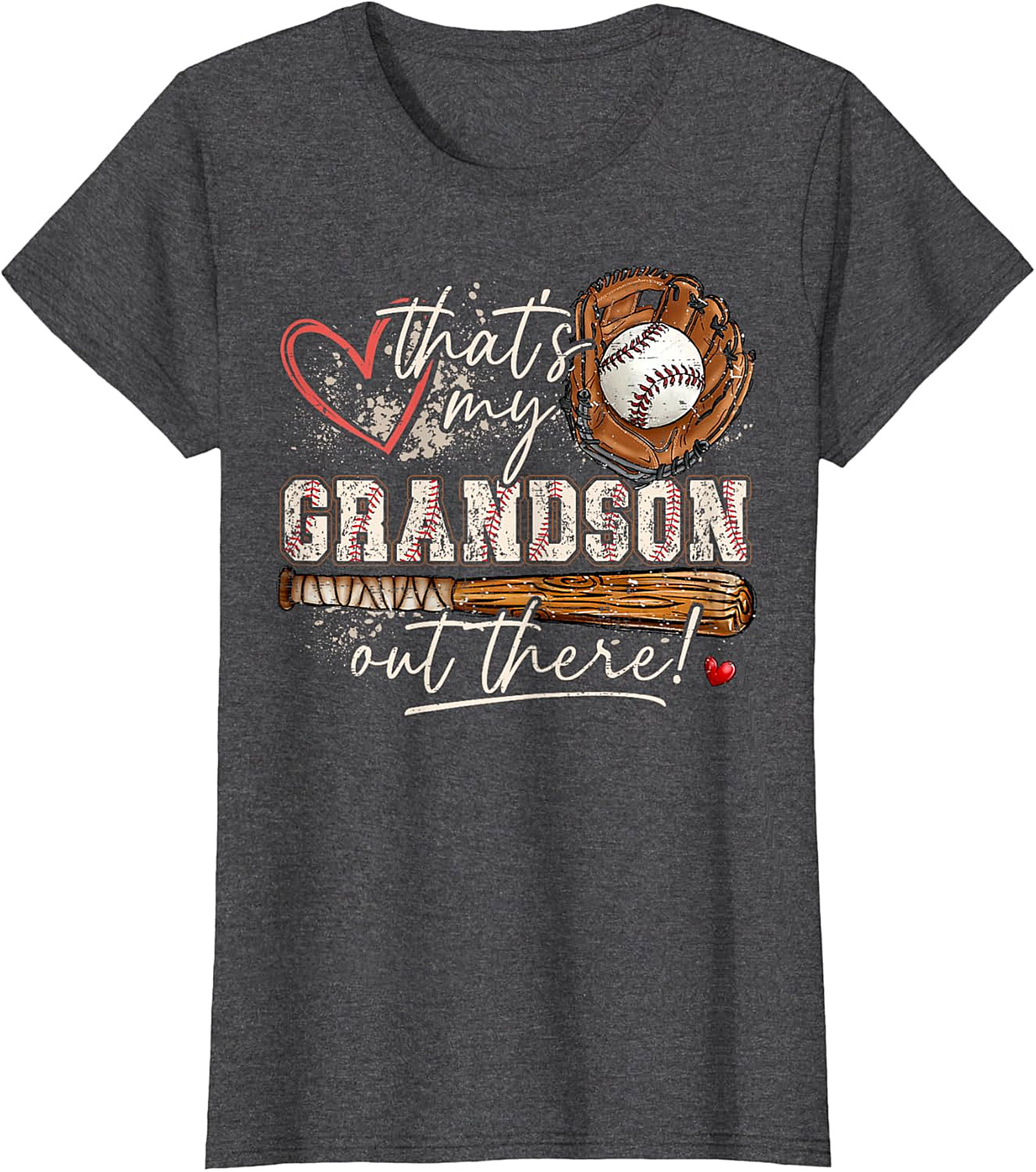Proud Baseball Grandson T-Shirt - That's My Grandson Tee