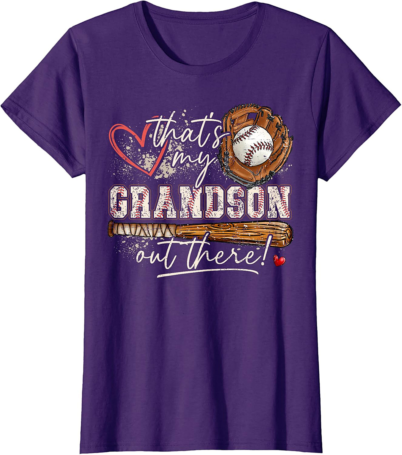 Proud Baseball Grandson T-Shirt - That's My Grandson Tee
