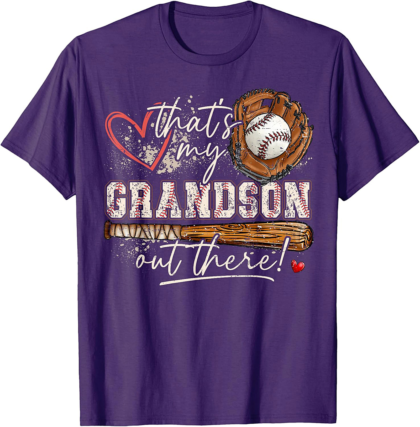 Proud Baseball Grandson T-Shirt - That's My Grandson Tee
