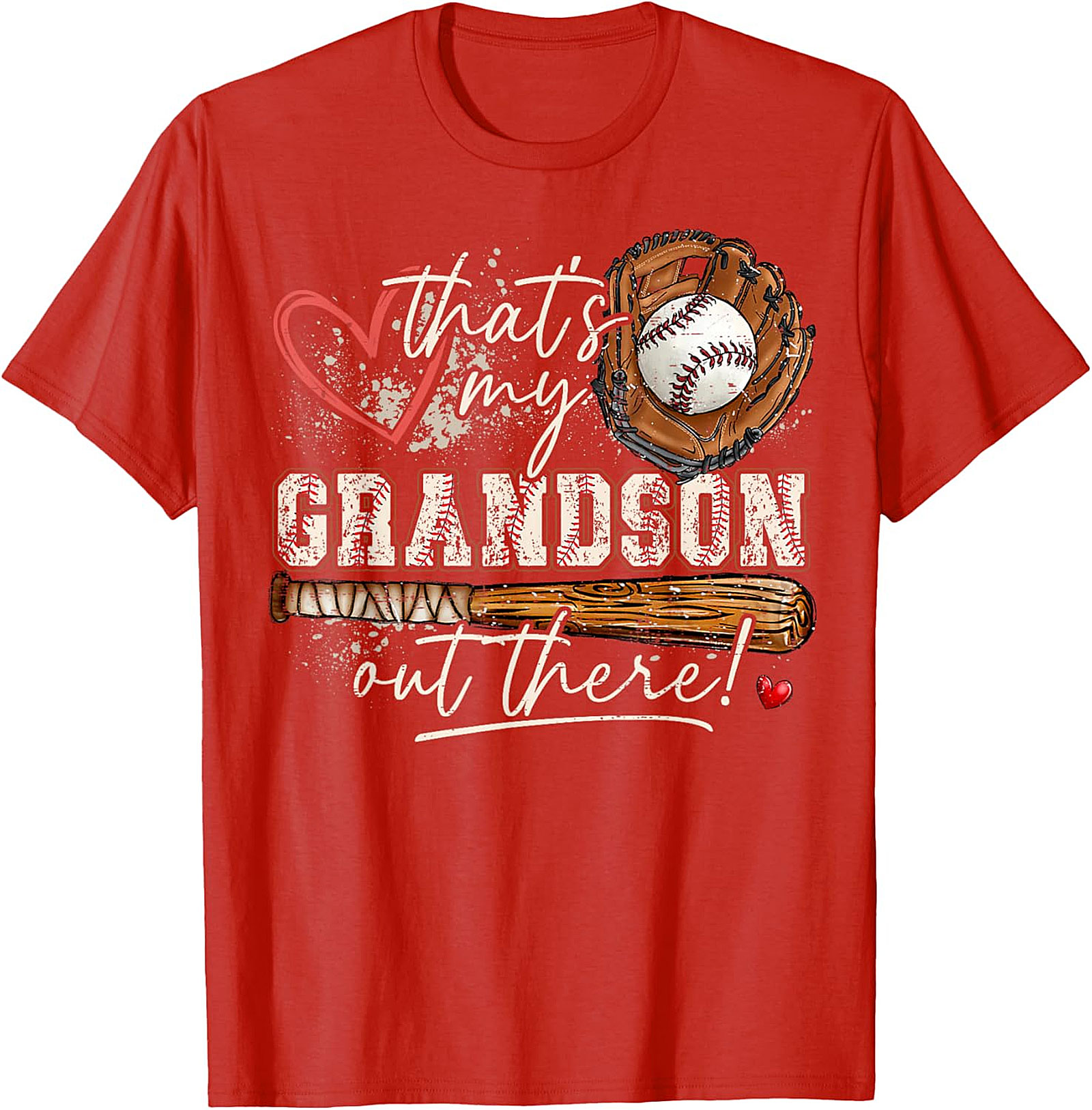 Proud Baseball Grandson T-Shirt - That's My Grandson Tee