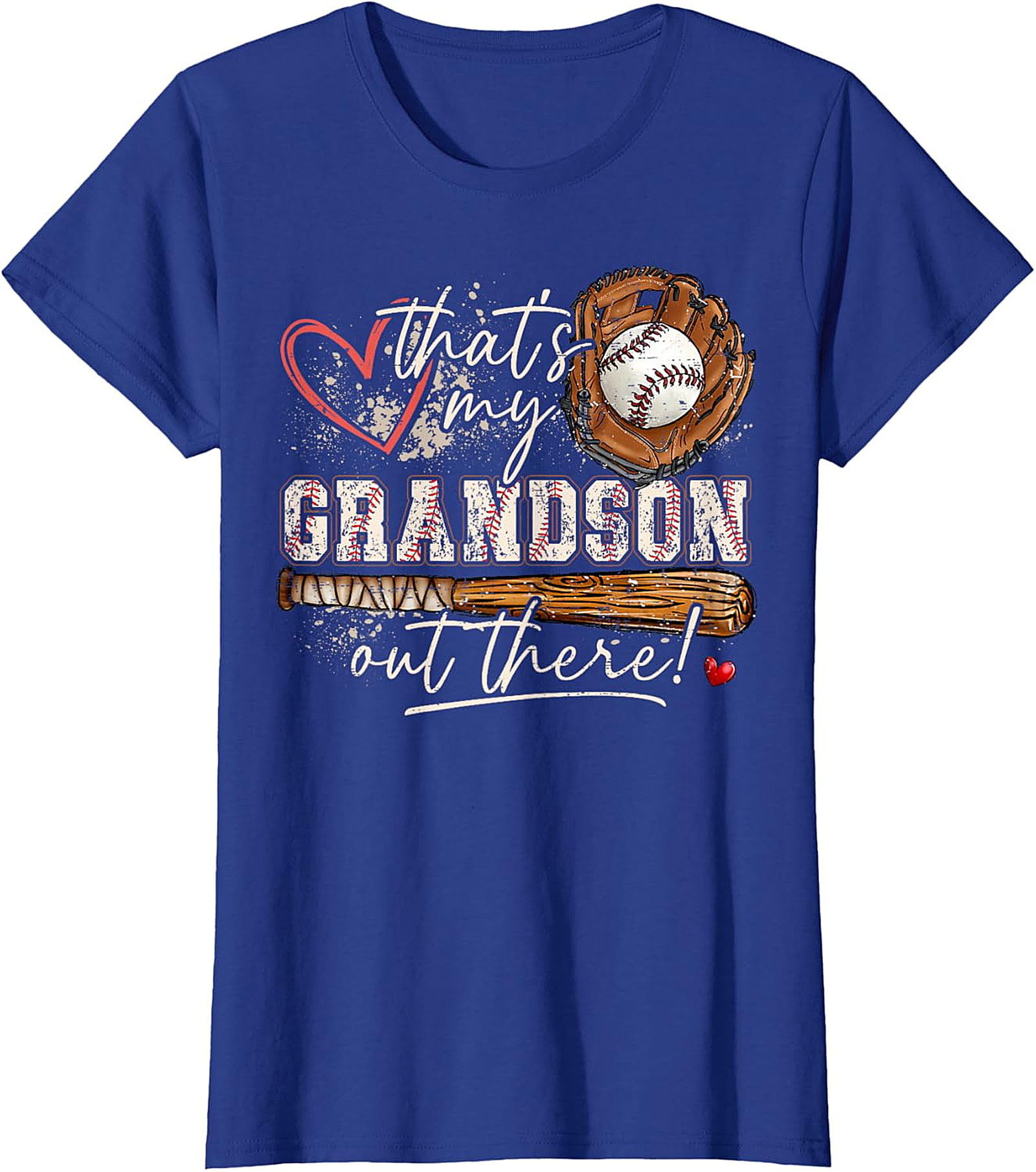 Proud Baseball Grandson T-Shirt - That's My Grandson Tee