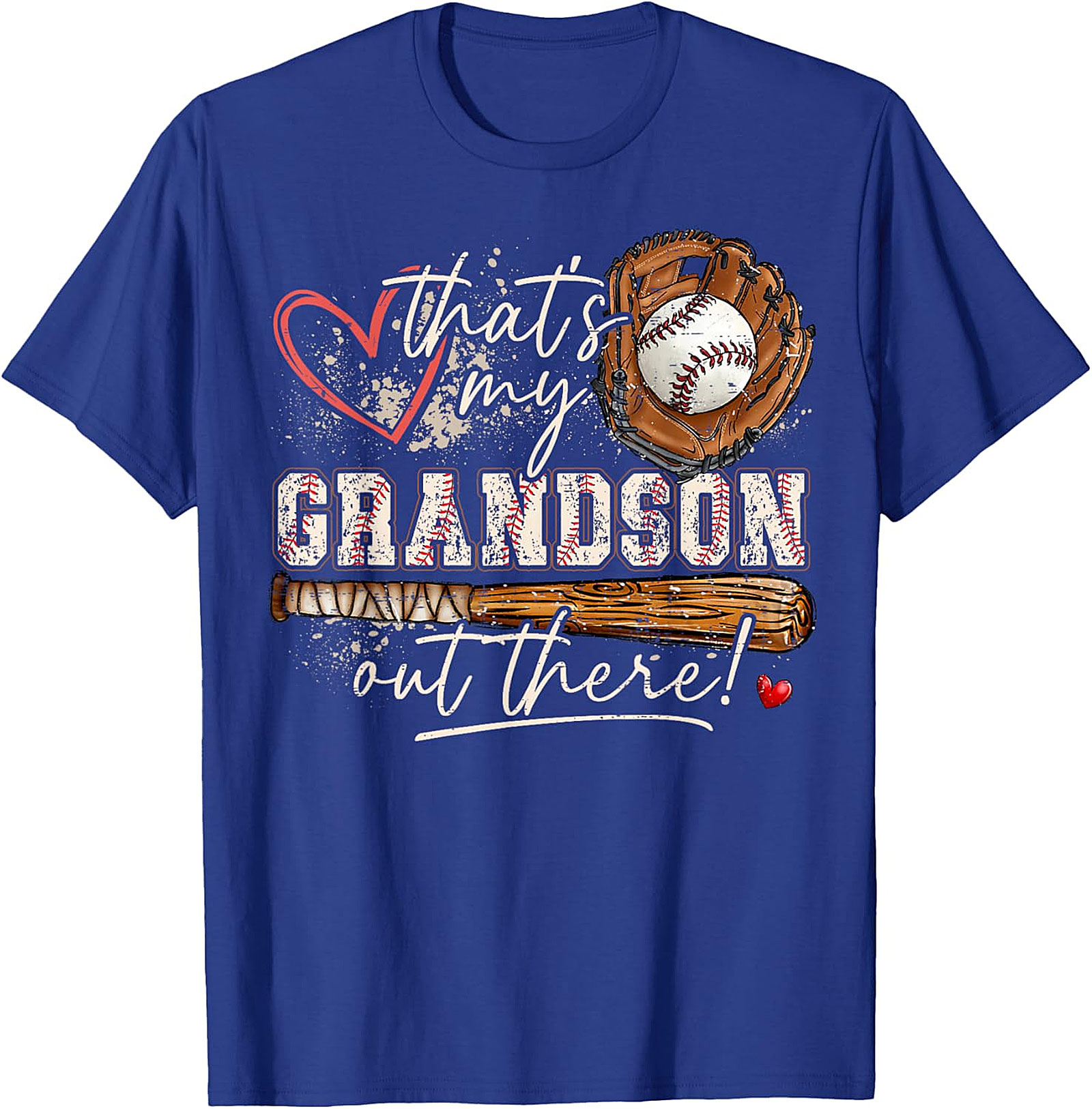 Proud Baseball Grandson T-Shirt - That's My Grandson Tee