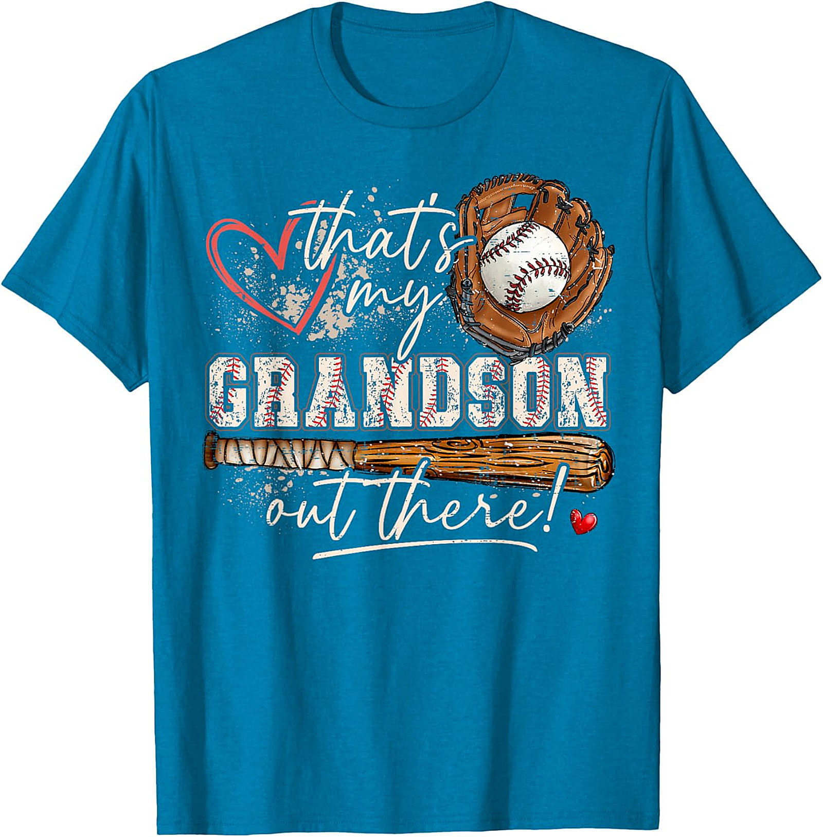 Proud Baseball Grandson T-Shirt - That's My Grandson Tee