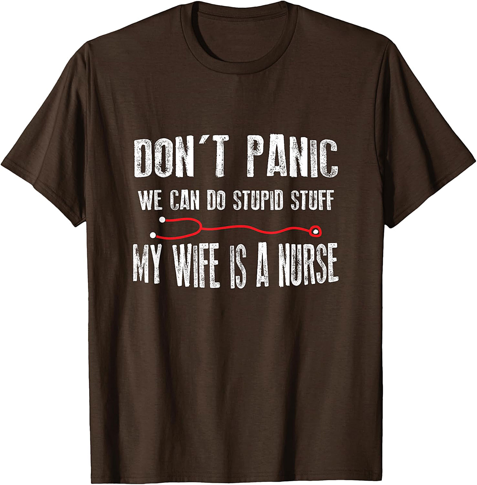 My Wife Is A Nurse Funny Husband T-Shirt | Soft Cotton Tee