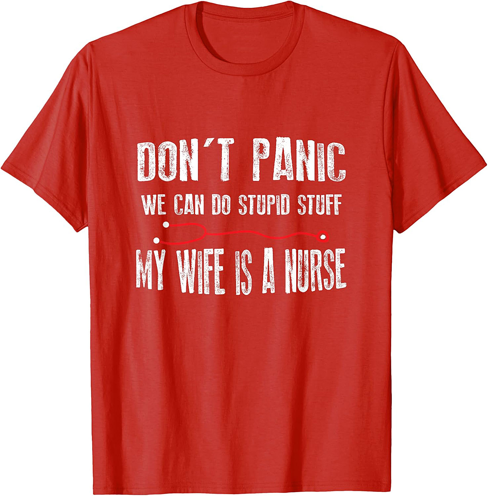 My Wife Is A Nurse Funny Husband T-Shirt | Soft Cotton Tee