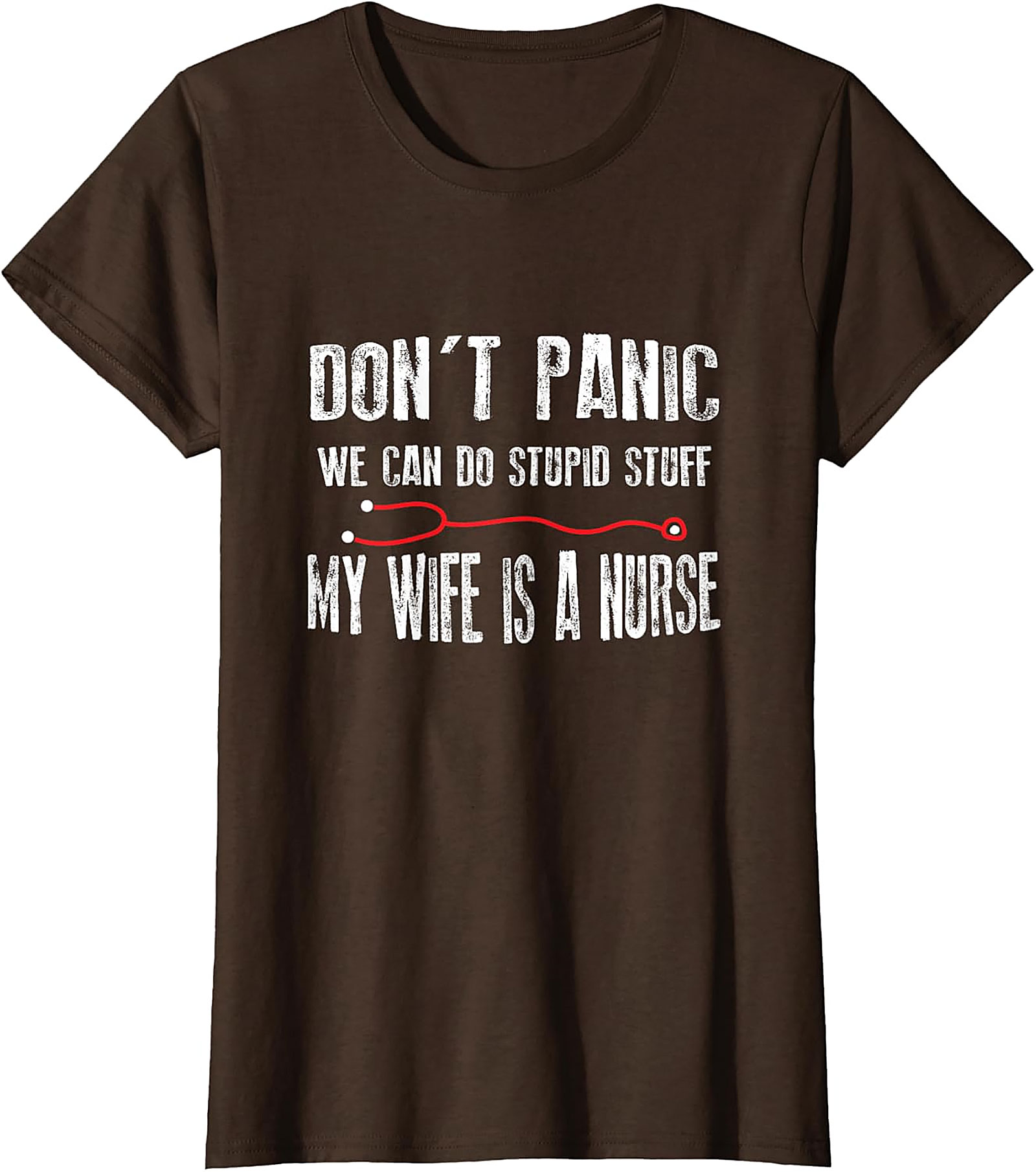 My Wife Is A Nurse Funny Husband T-Shirt | Soft Cotton Tee