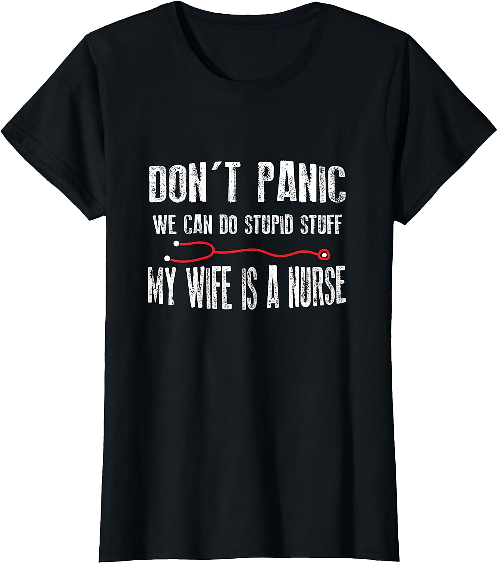 My Wife Is A Nurse Funny Husband T-Shirt | Soft Cotton Tee