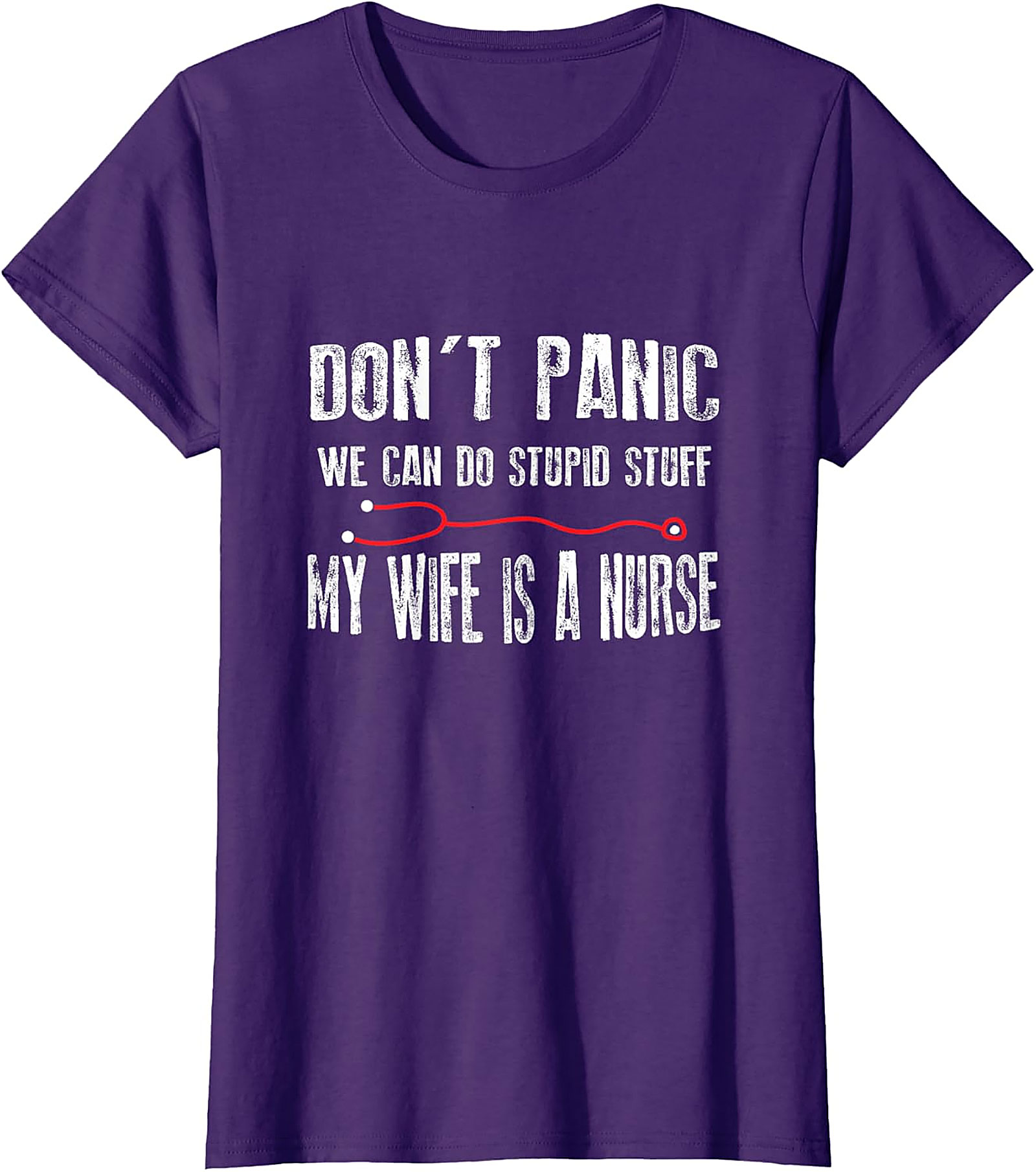 My Wife Is A Nurse Funny Husband T-Shirt | Soft Cotton Tee
