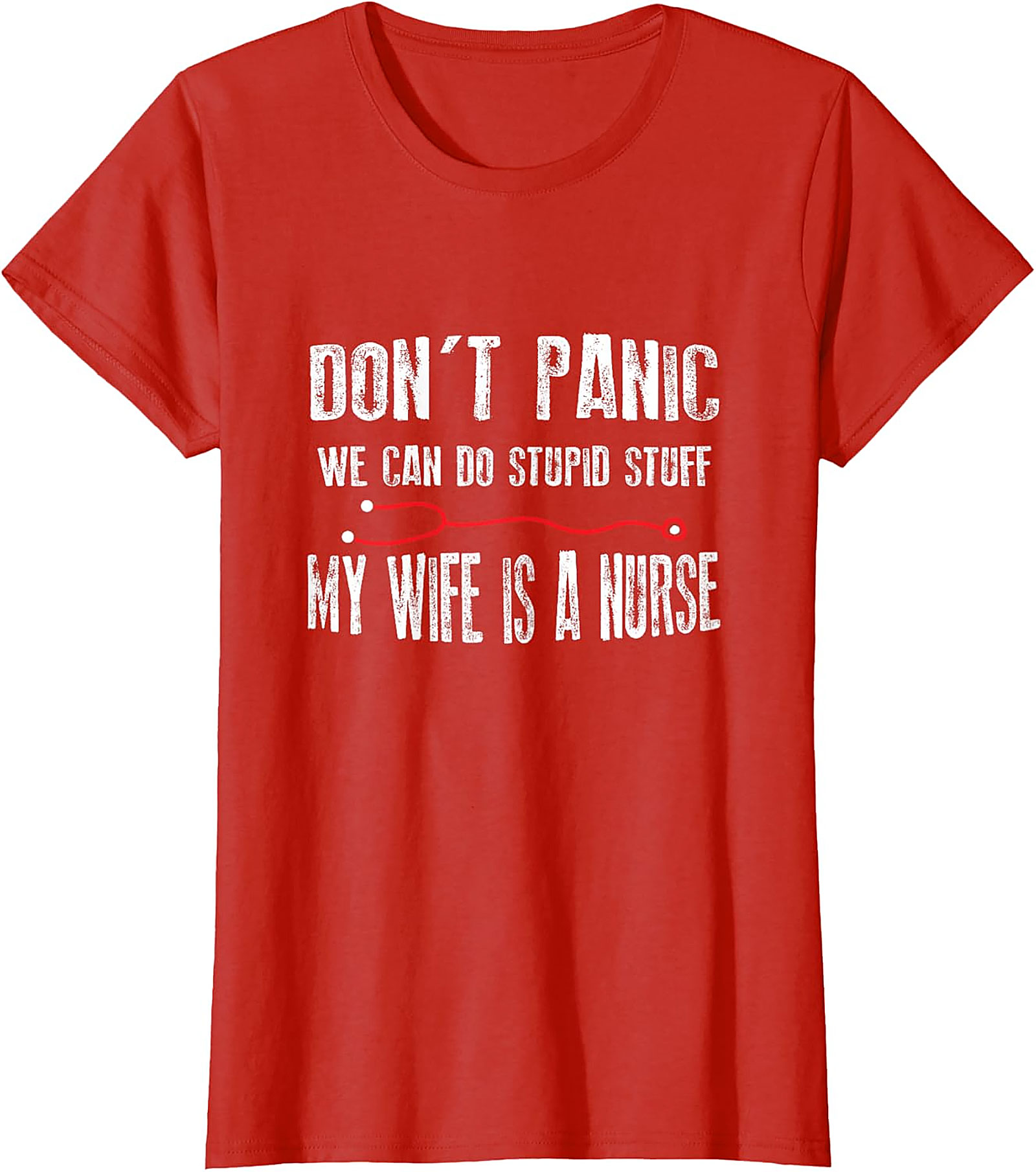 My Wife Is A Nurse Funny Husband T-Shirt | Soft Cotton Tee