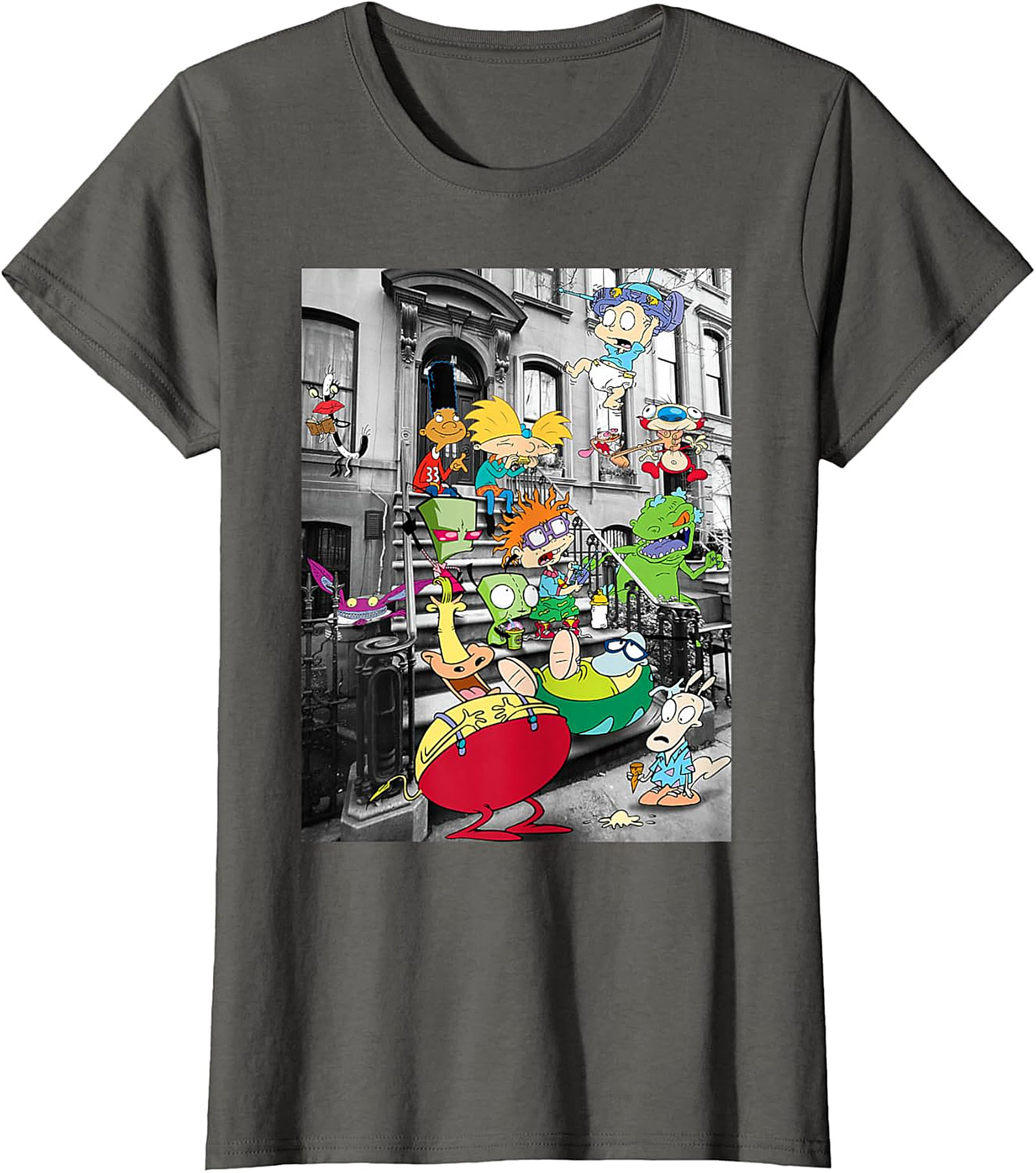 90s Nicktoons Stoop Graphic Tee | Retro Cartoon Unisex Shirt