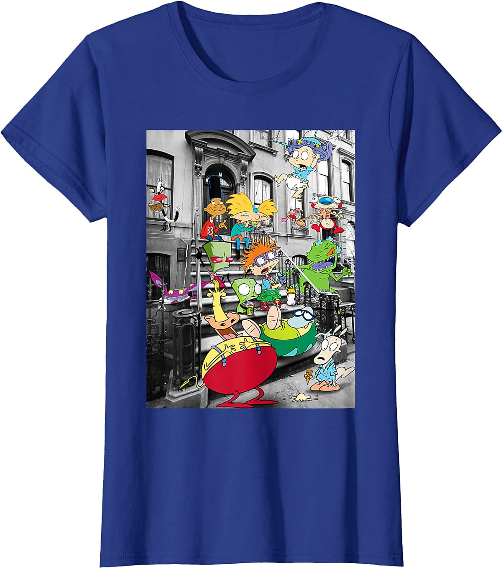 90s Nicktoons Stoop Graphic Tee | Retro Cartoon Unisex Shirt