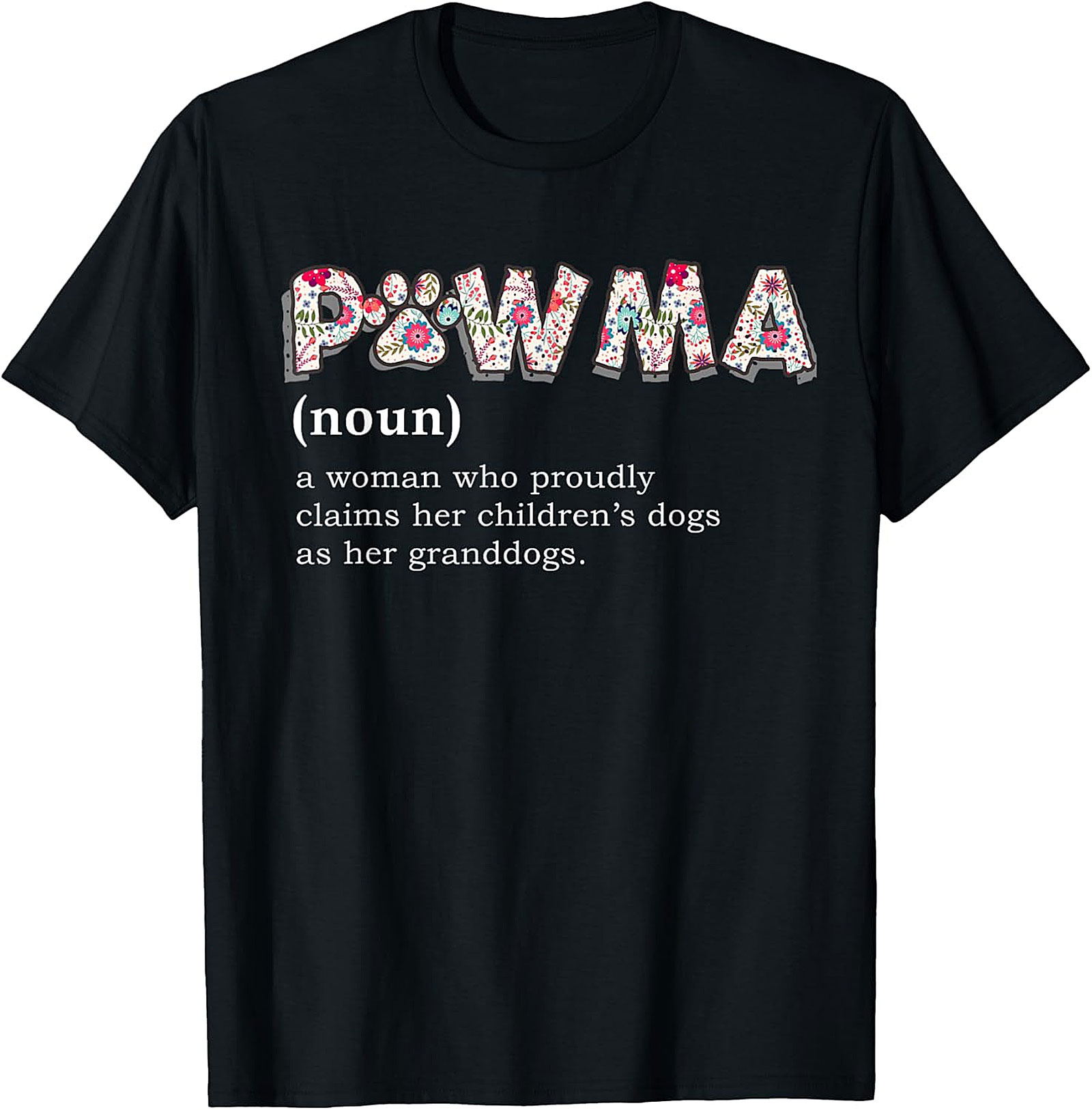Pawma Definition T-Shirt | Funny Dog Grandma Graphic Tee