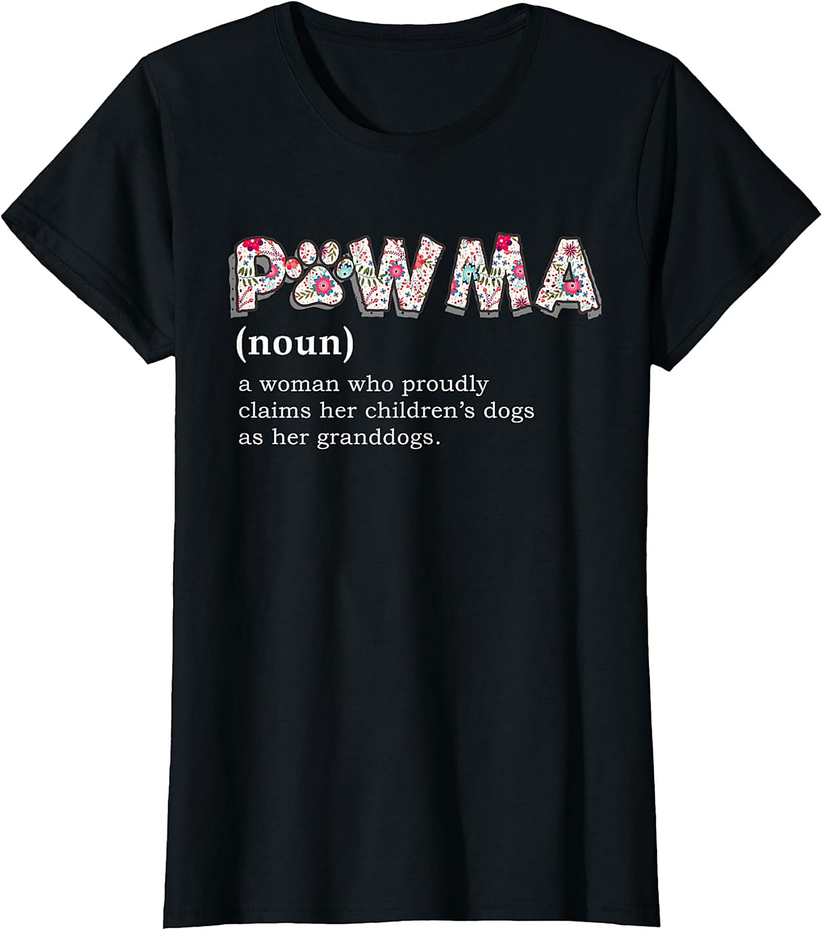 Pawma Definition T-Shirt | Funny Dog Grandma Graphic Tee