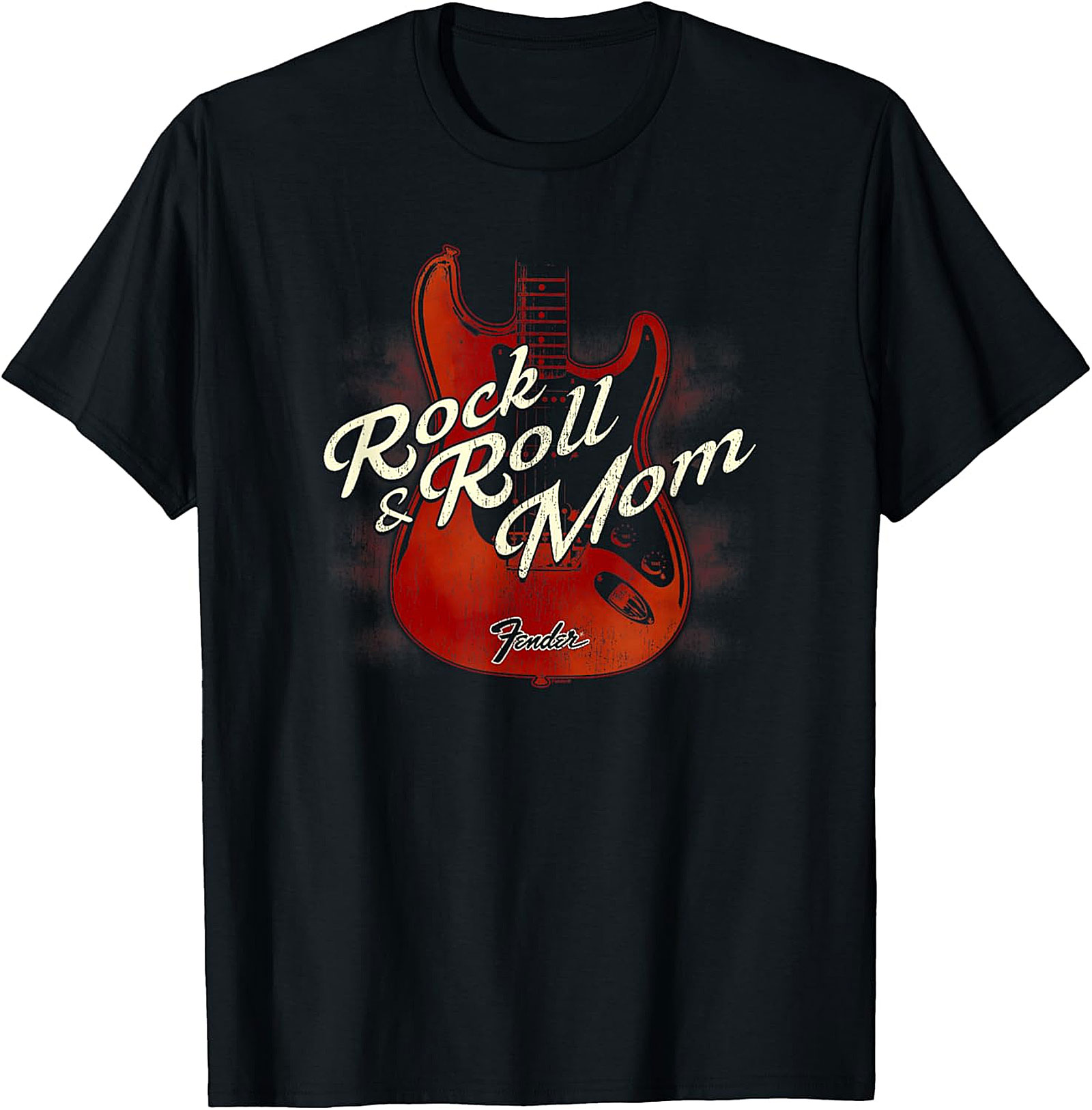 Fender Rock & Roll Mom T-Shirt | Vintage Music Graphic Tee