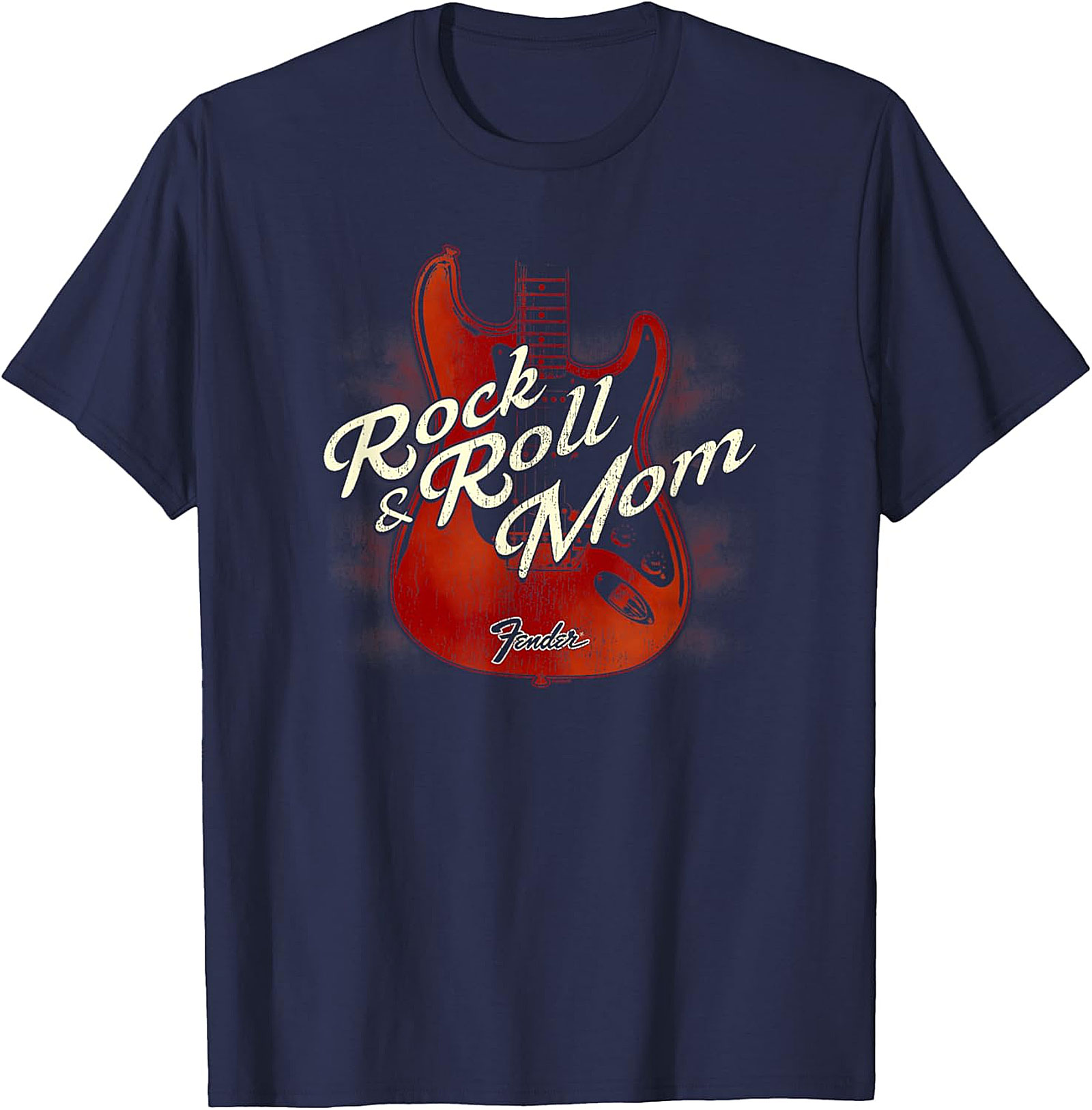  Fender Rock & Roll Mom T-Shirt | Vintage Music Graphic Tee