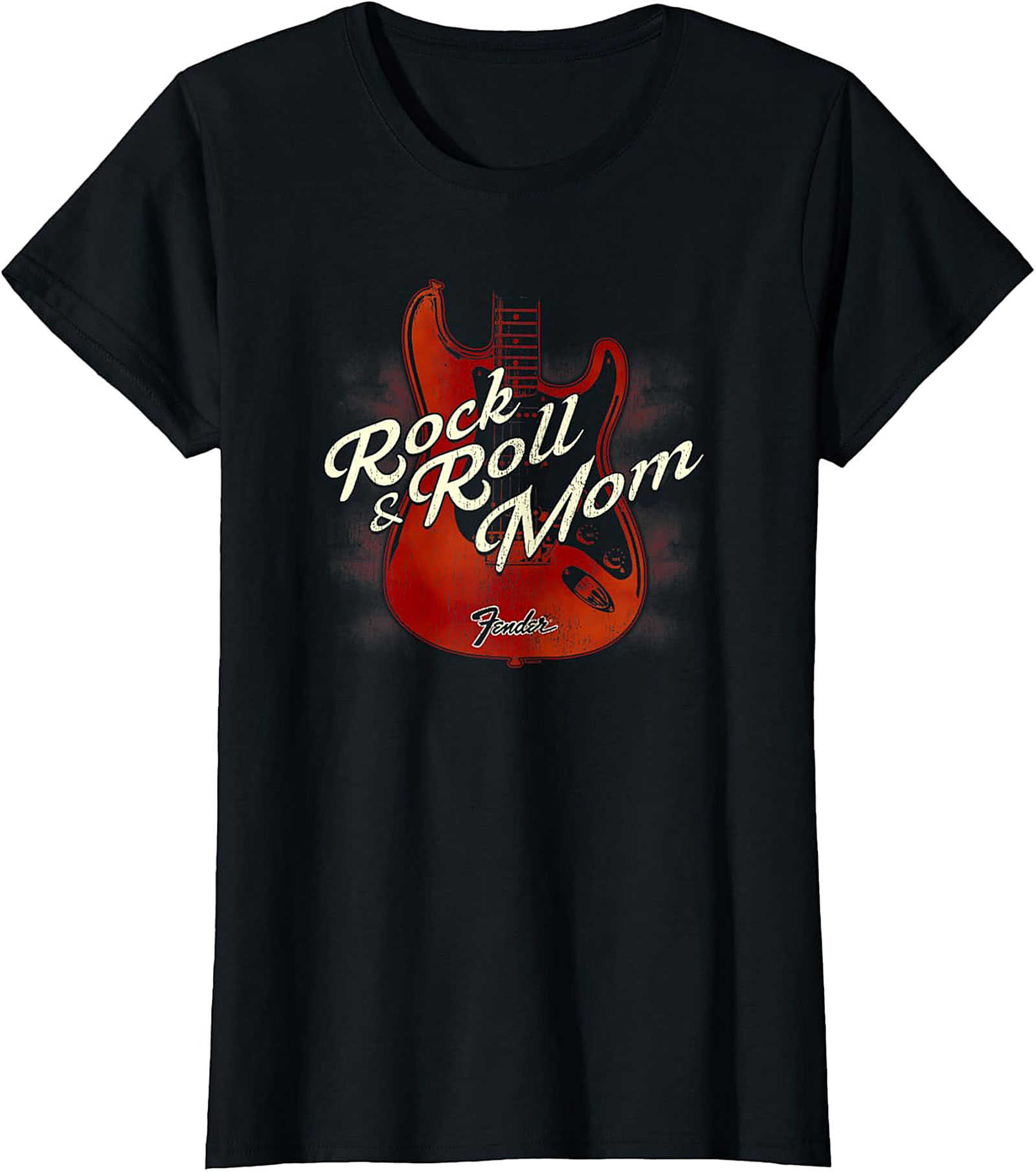  Fender Rock & Roll Mom T-Shirt | Vintage Music Graphic Tee