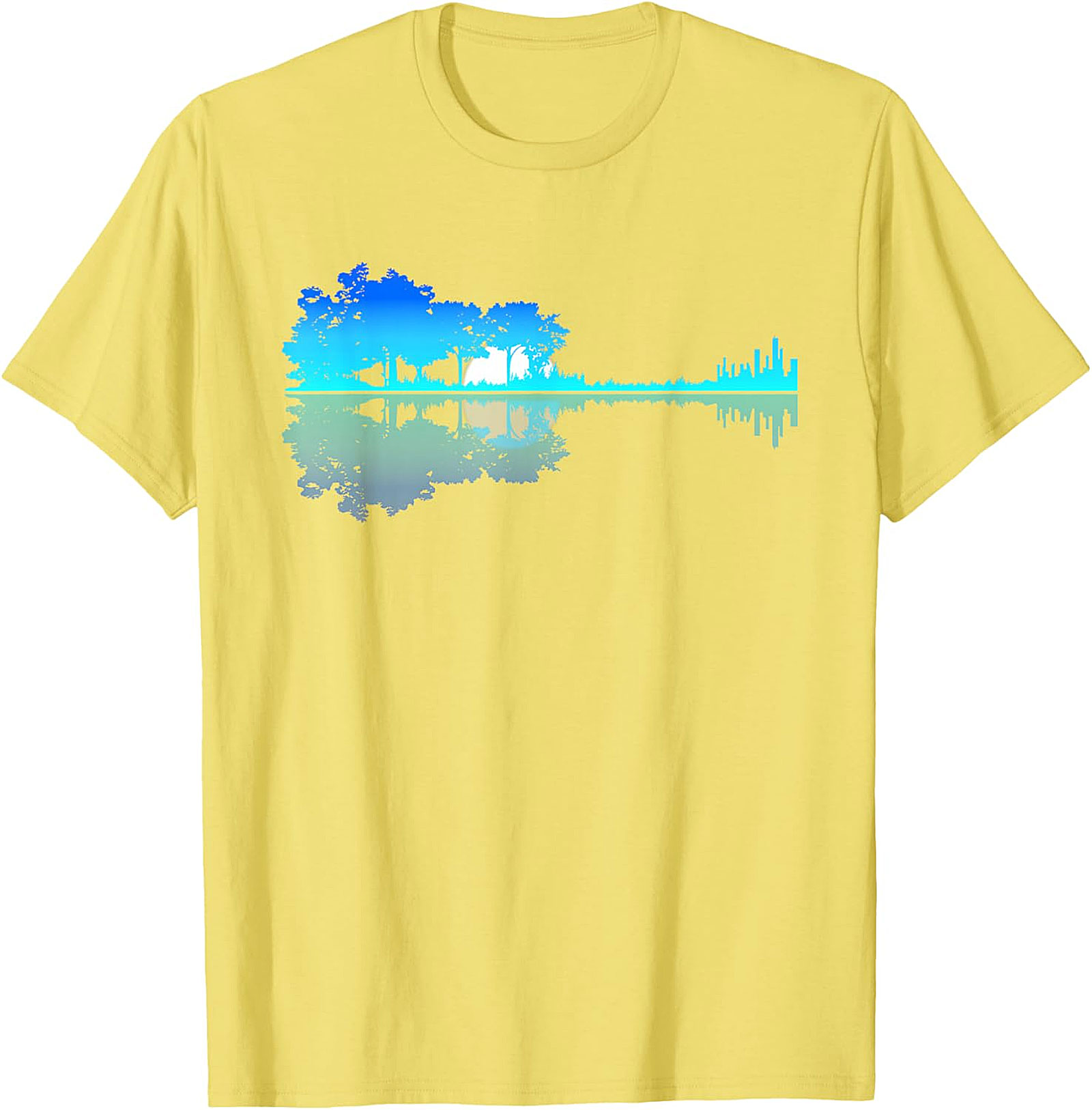  Acoustic Guitar Nature Graphic Tee | Soft Cotton Unisex Shirt
