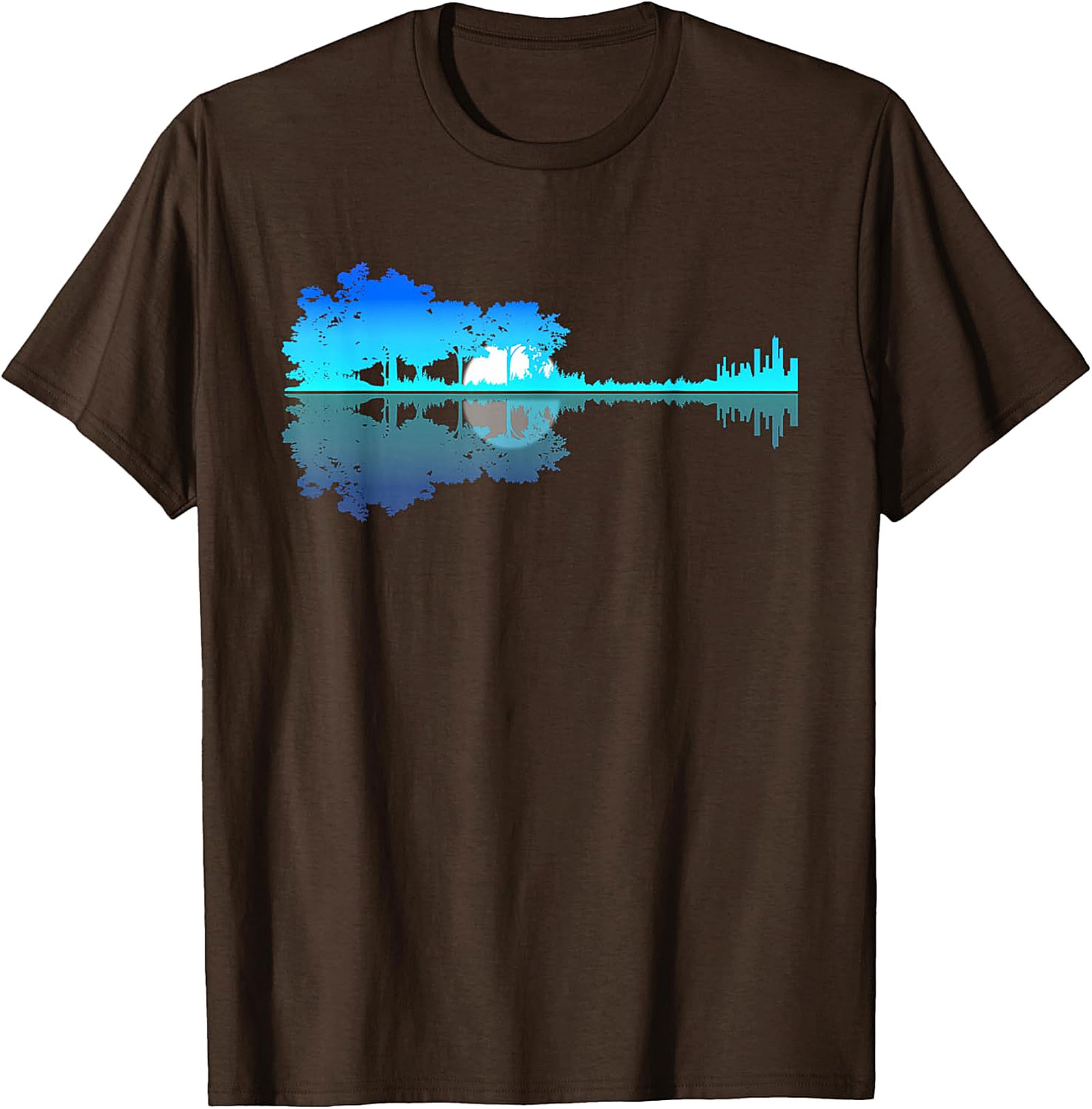  Acoustic Guitar Nature Graphic Tee | Soft Cotton Unisex Shirt