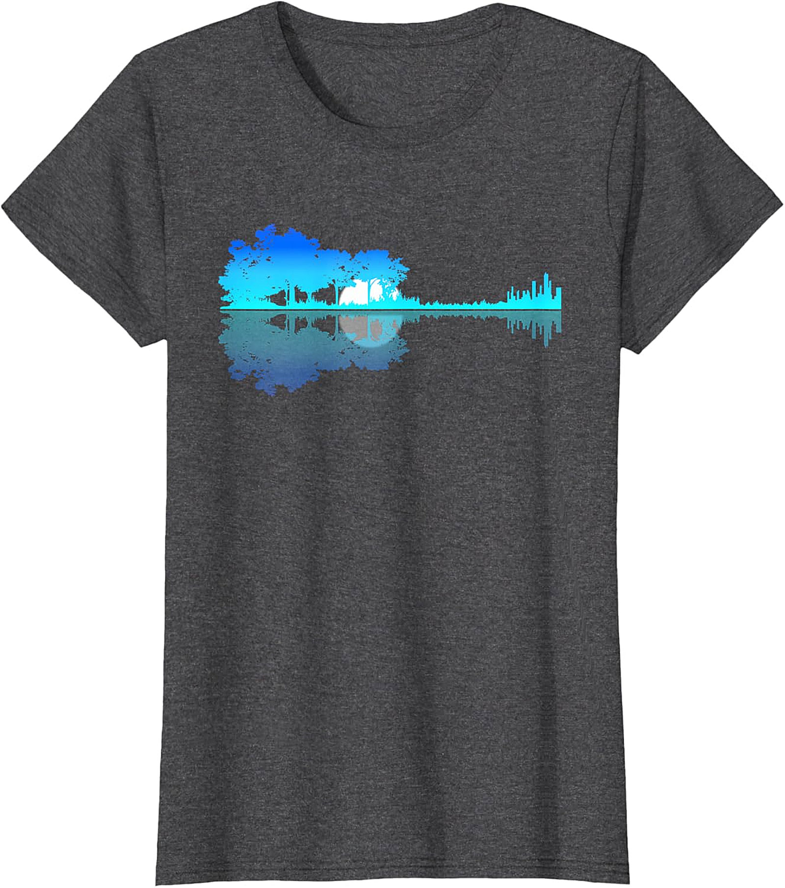  Acoustic Guitar Nature Graphic Tee | Soft Cotton Unisex Shirt