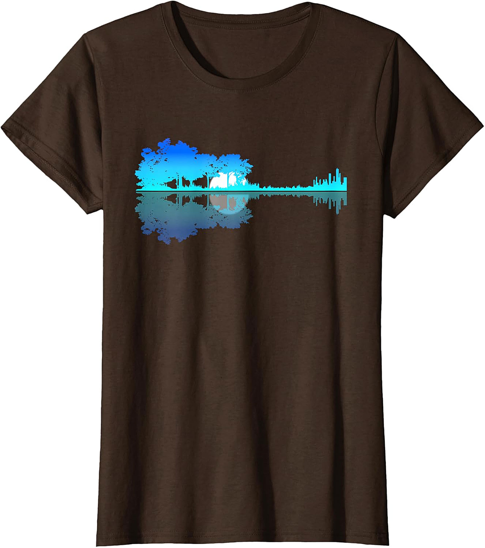  Acoustic Guitar Nature Graphic Tee | Soft Cotton Unisex Shirt