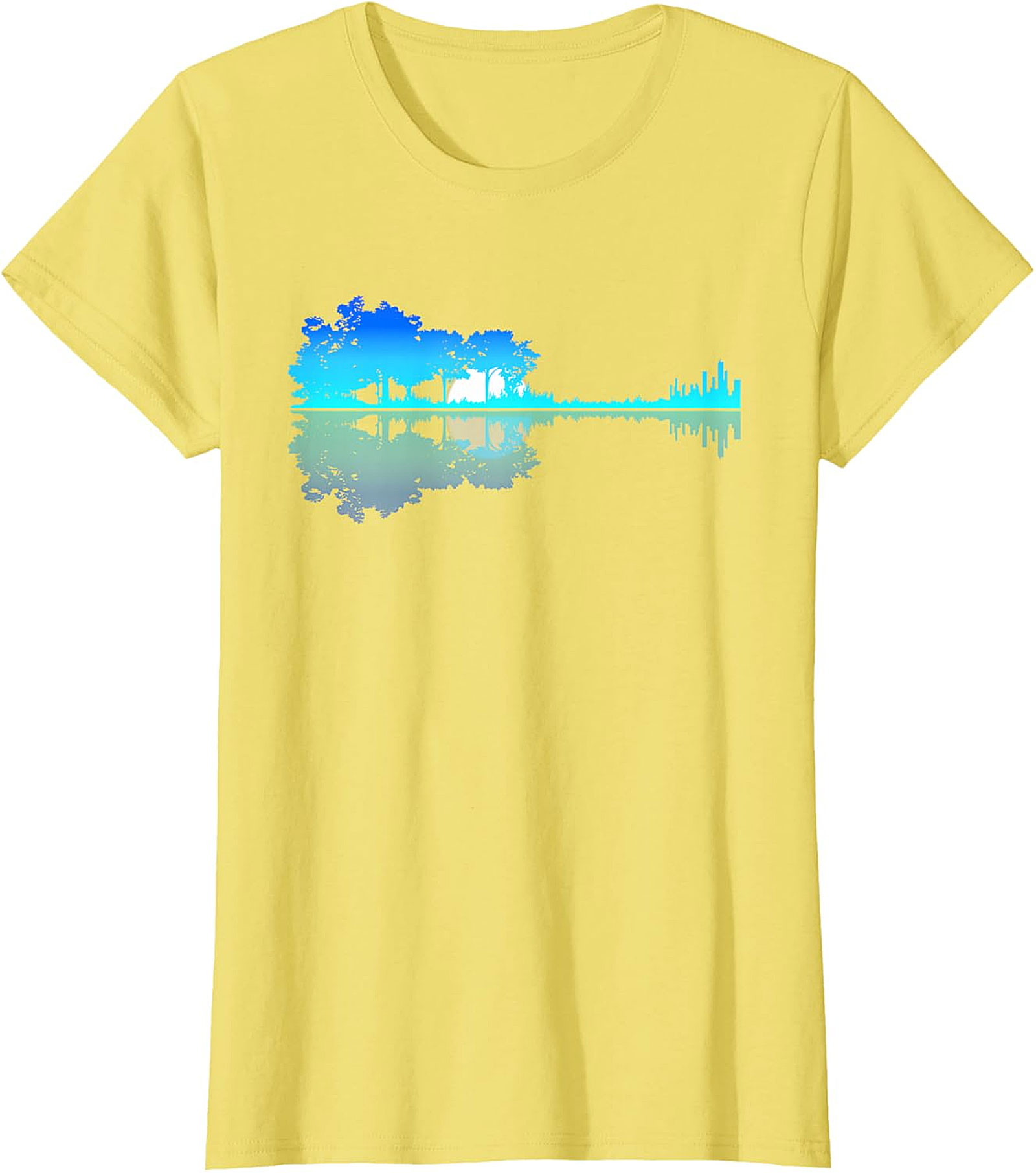  Acoustic Guitar Nature Graphic Tee | Soft Cotton Unisex Shirt