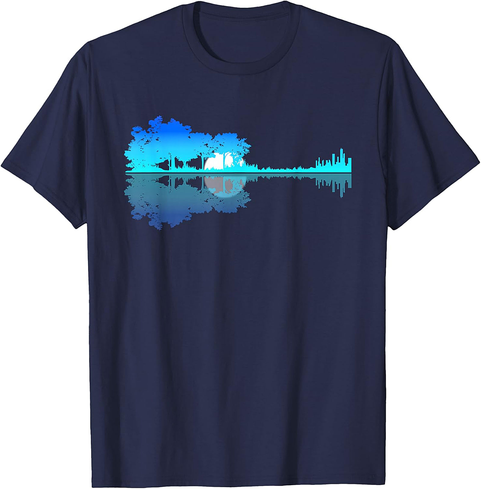  Acoustic Guitar Nature Graphic Tee | Soft Cotton Unisex Shirt
