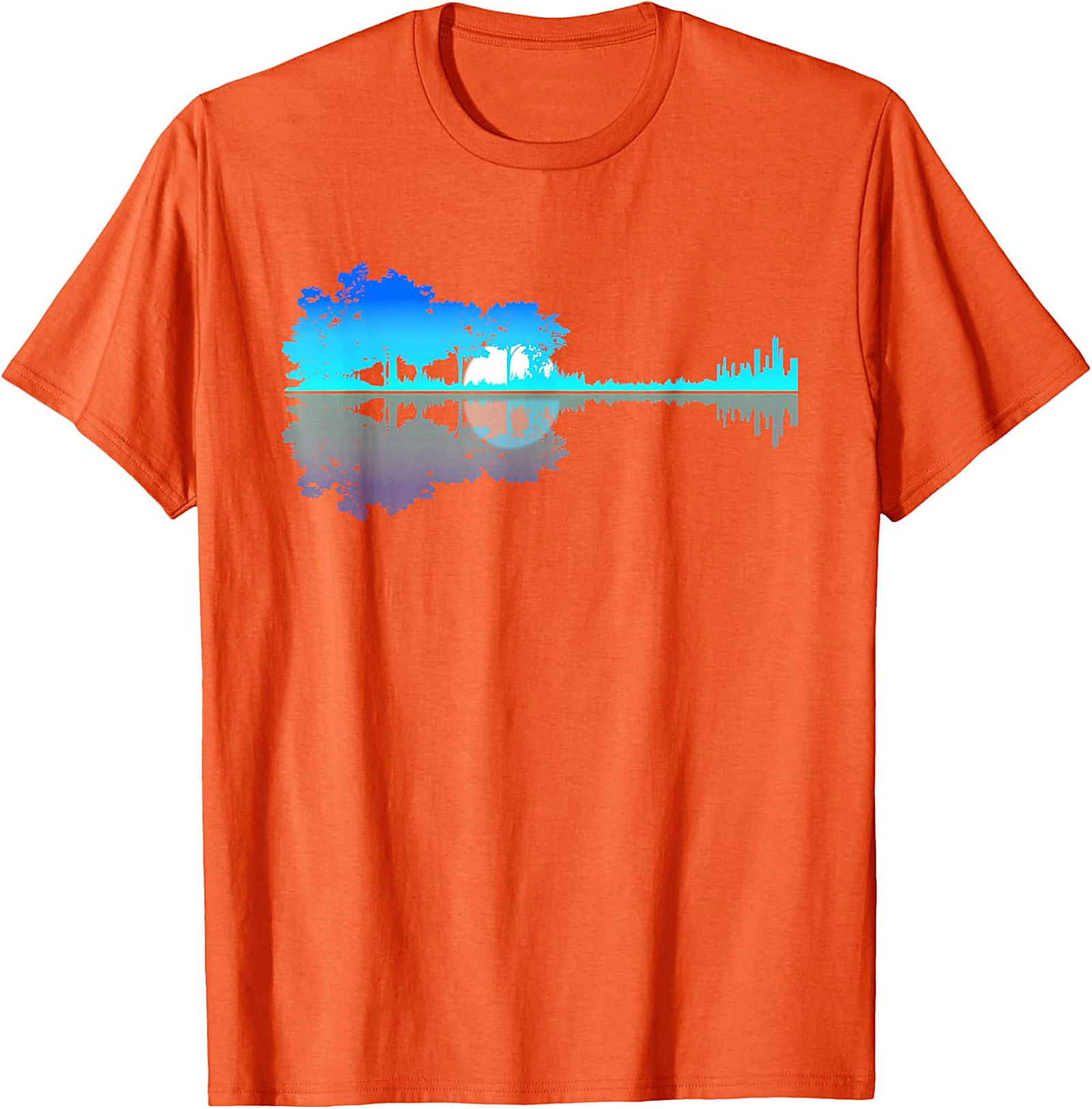  Acoustic Guitar Nature Graphic Tee | Soft Cotton Unisex Shirt