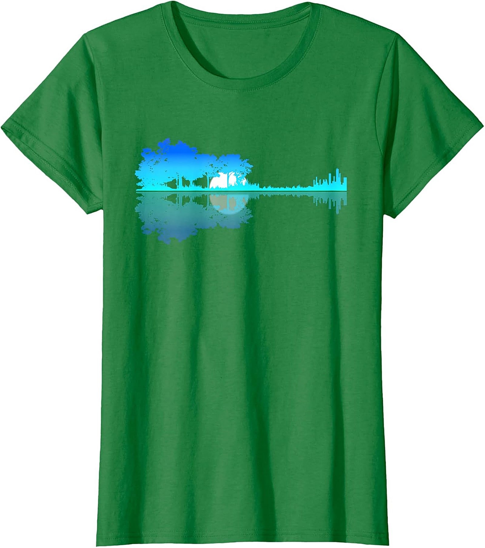  Acoustic Guitar Nature Graphic Tee | Soft Cotton Unisex Shirt